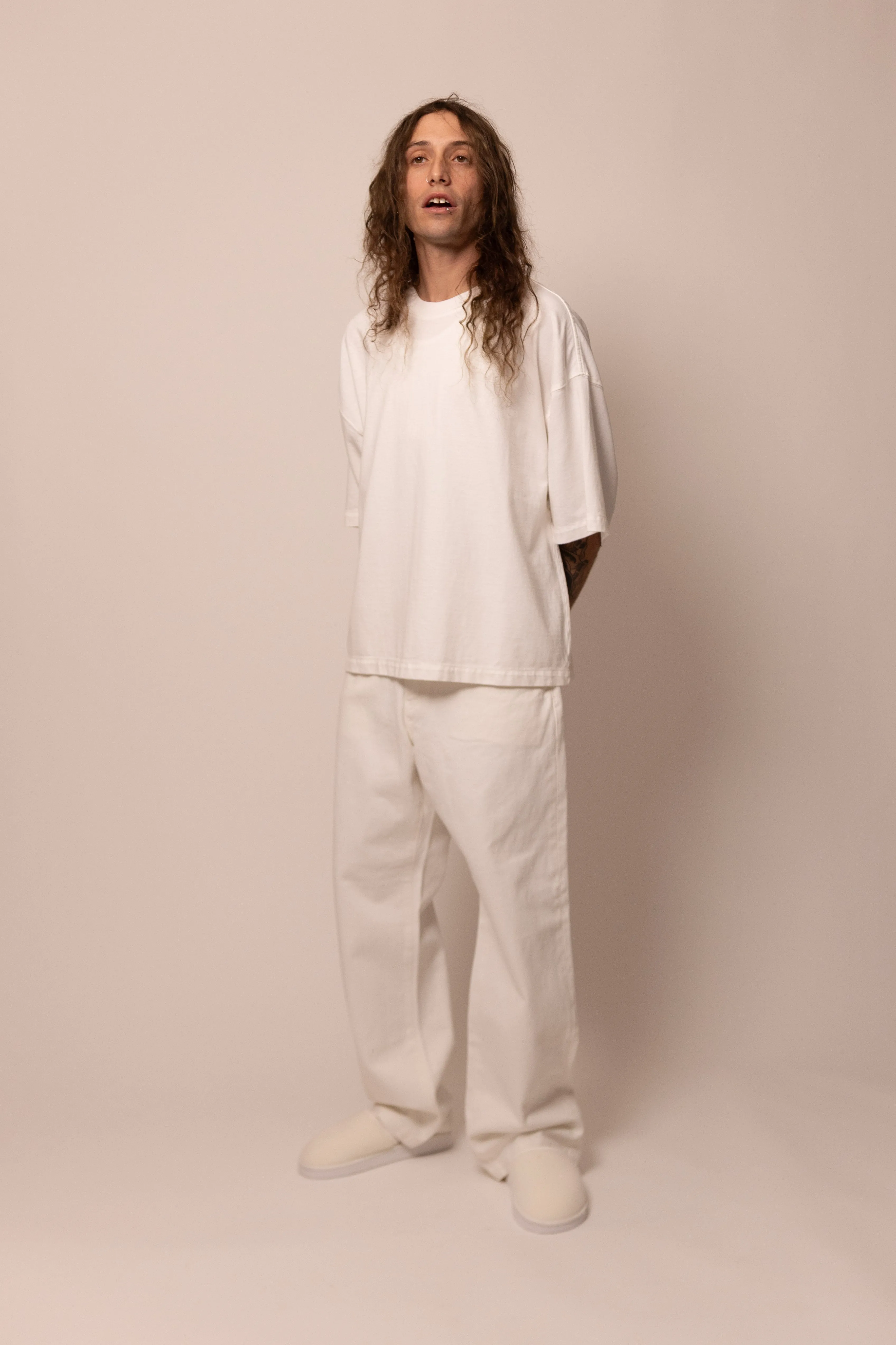 heavyweight tee - cloud sold by DREW product image thumbnail 4