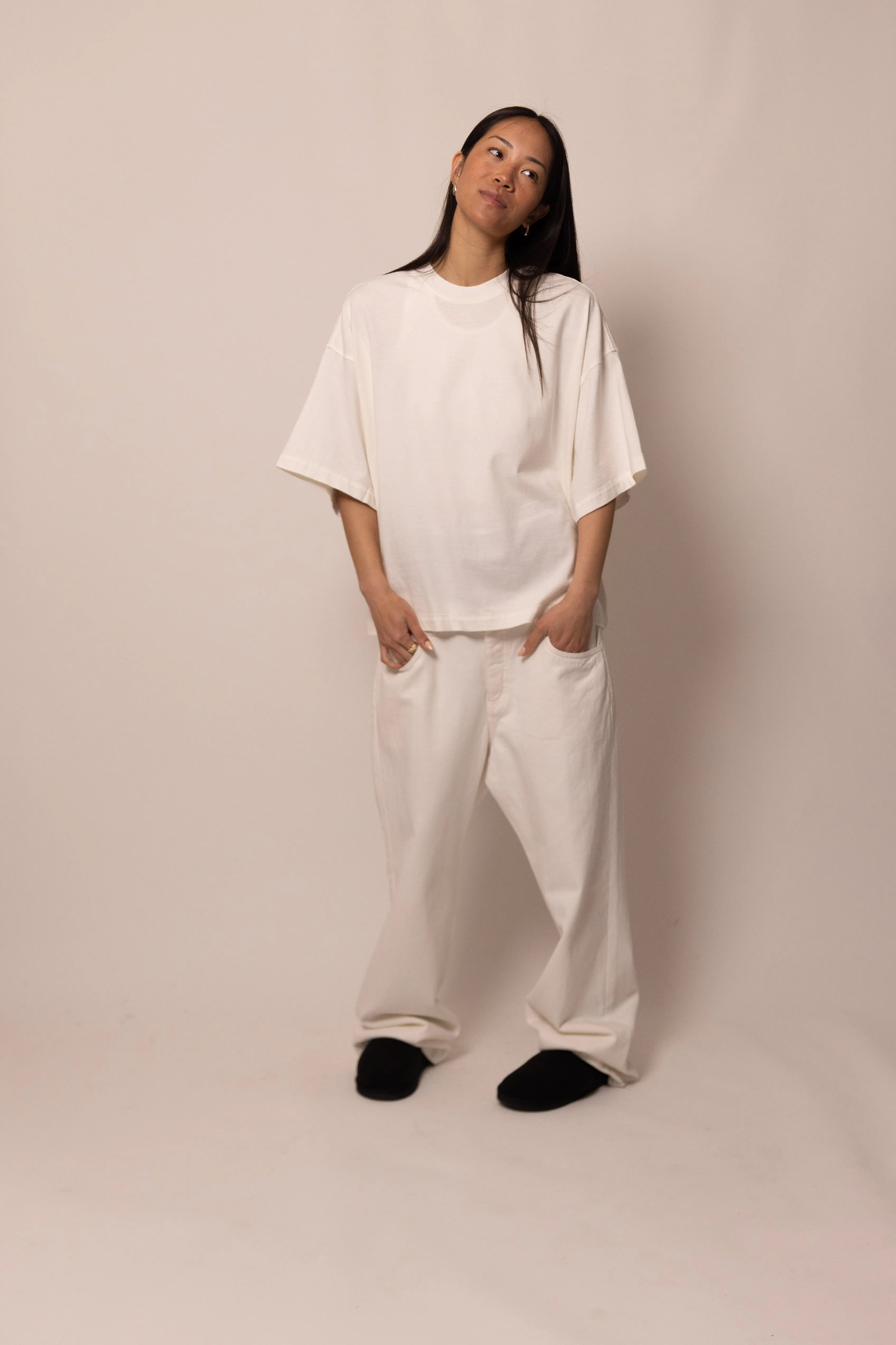 heavyweight tee - cloud sold by DREW product image thumbnail 5