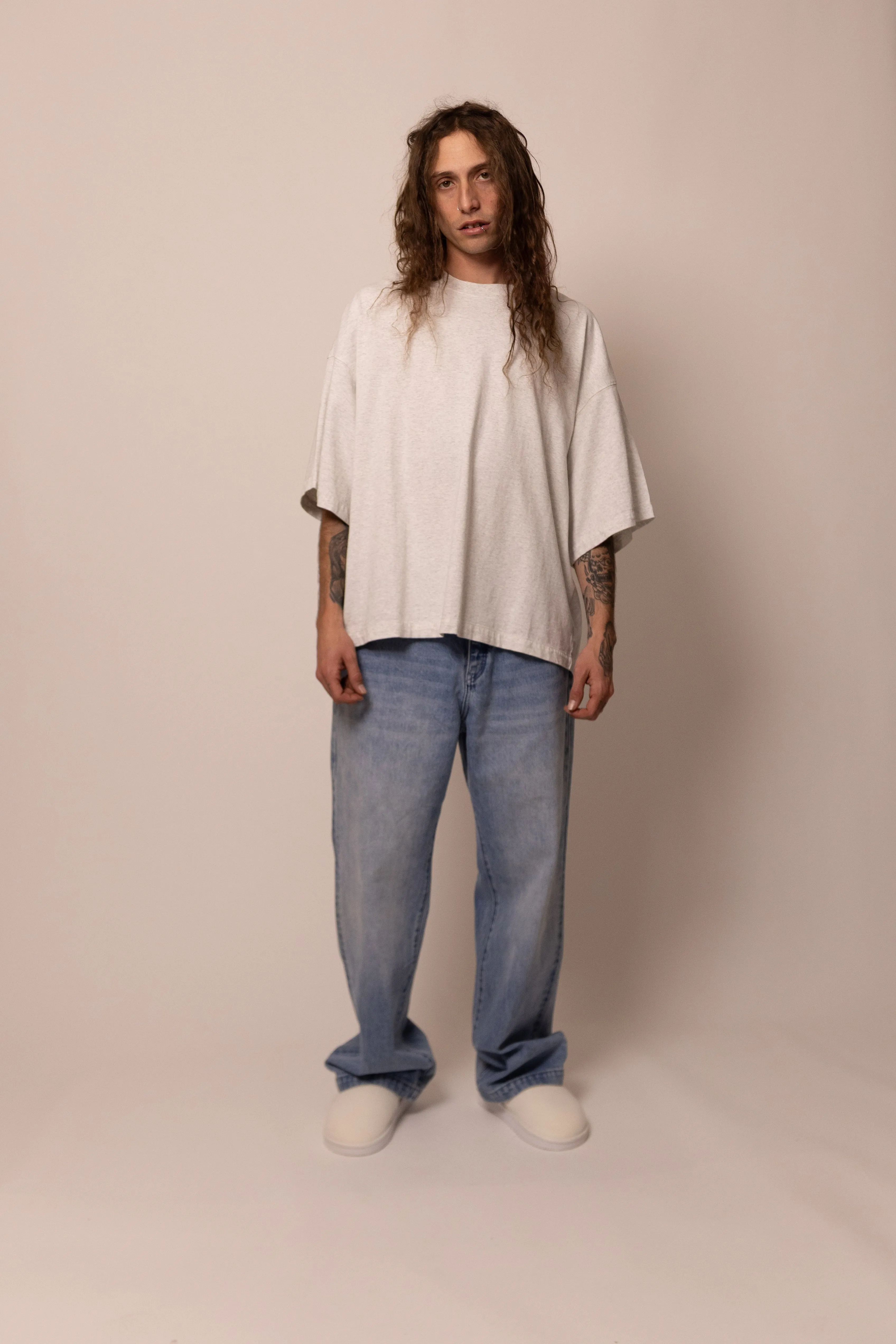 heavyweight tee - dove sold by DREW product image thumbnail 3