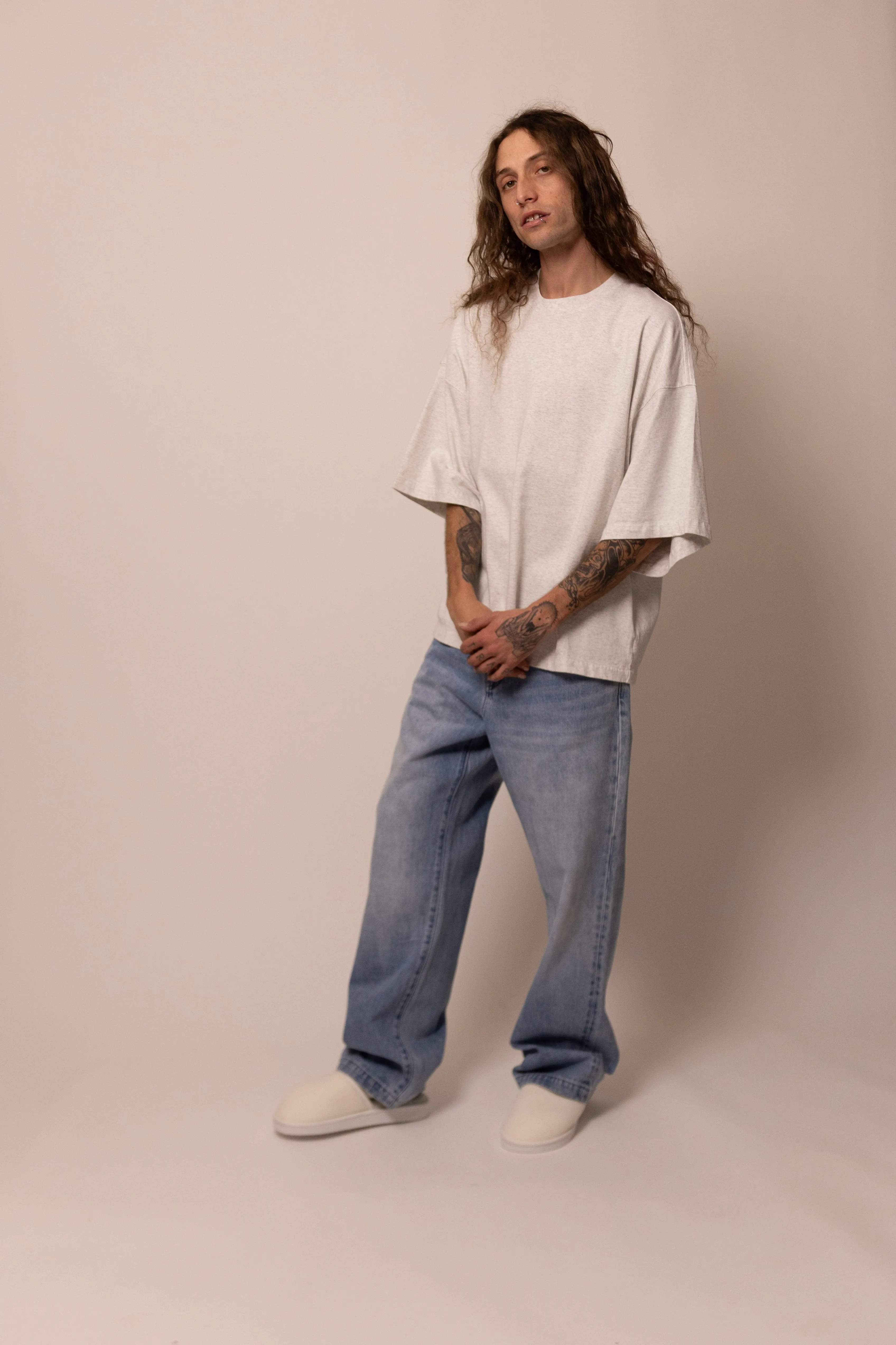 heavyweight tee - dove sold by DREW product image thumbnail 5