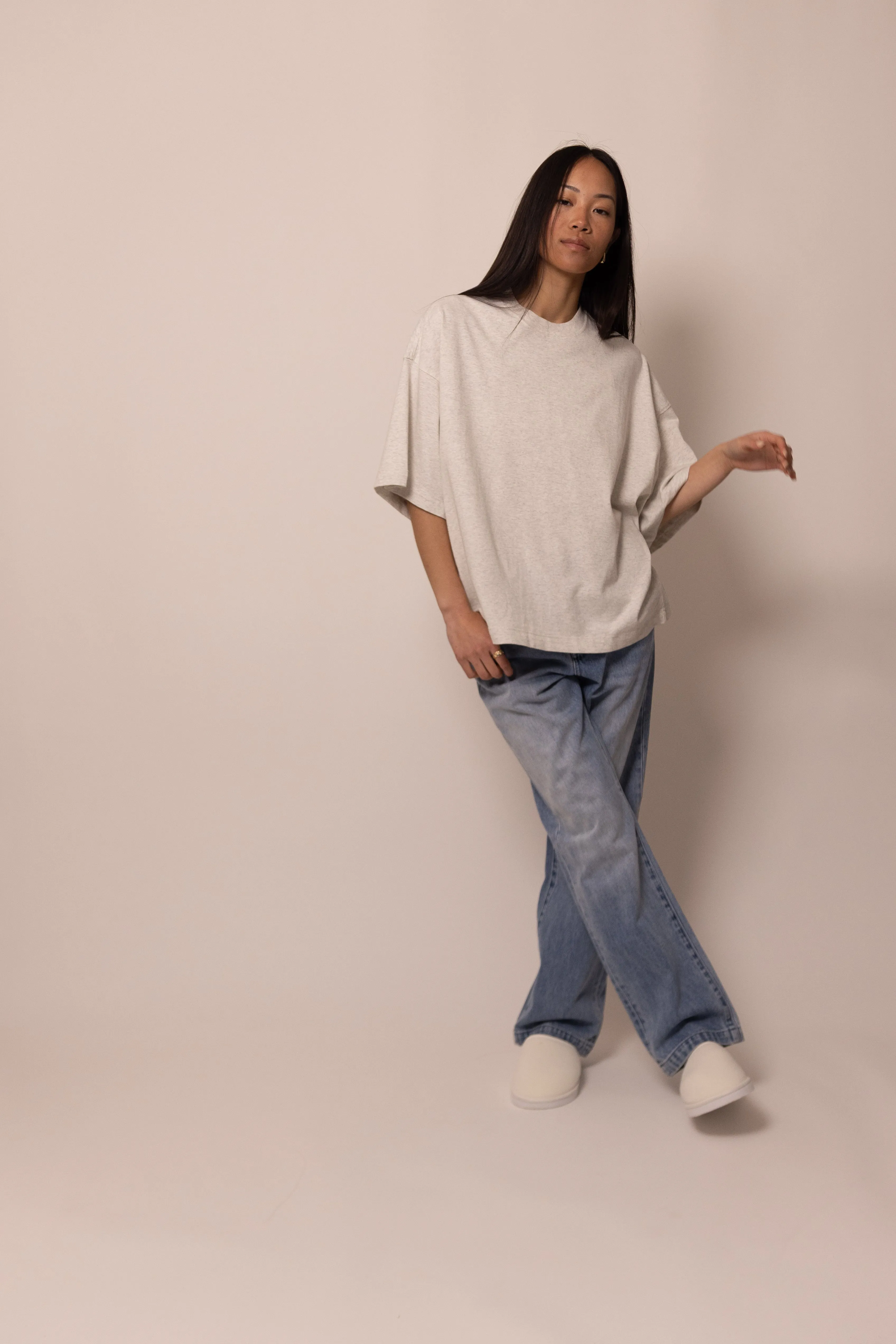 heavyweight tee - dove sold by DREW product image thumbnail 2