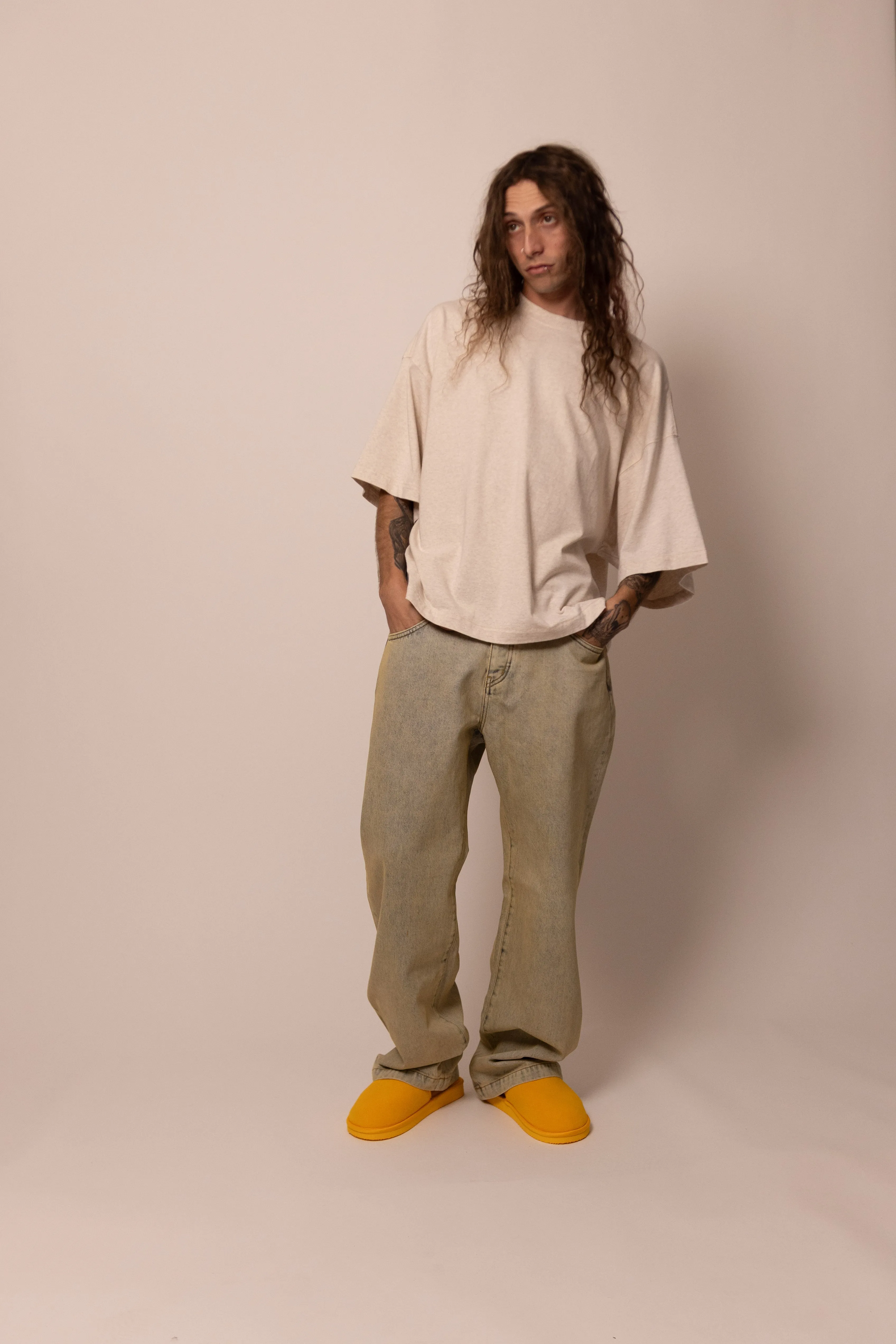 heavyweight tee - sandstone sold by DREW product image thumbnail 3