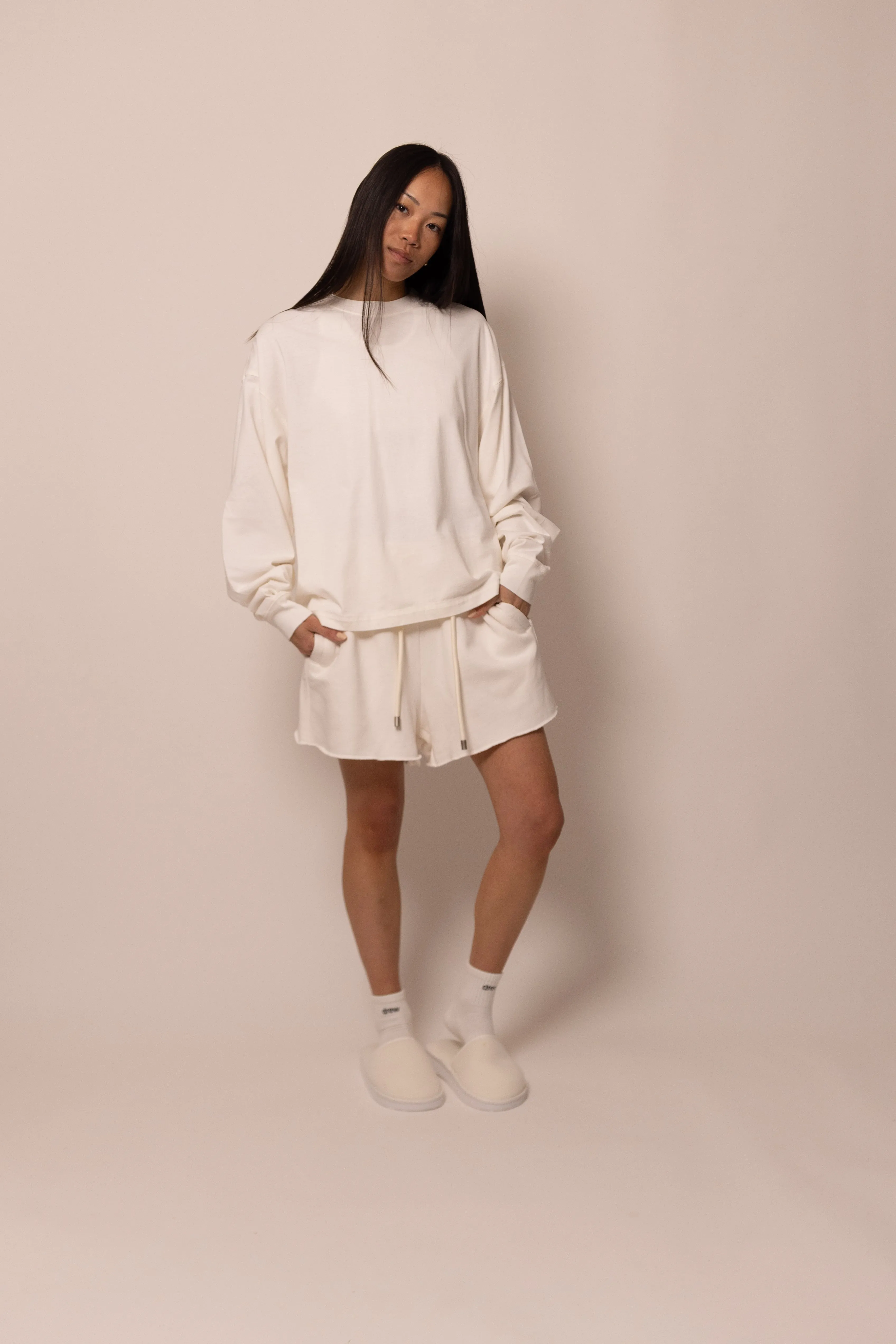 heavyweight long sleeve - cloud sold by DREW product image thumbnail 2