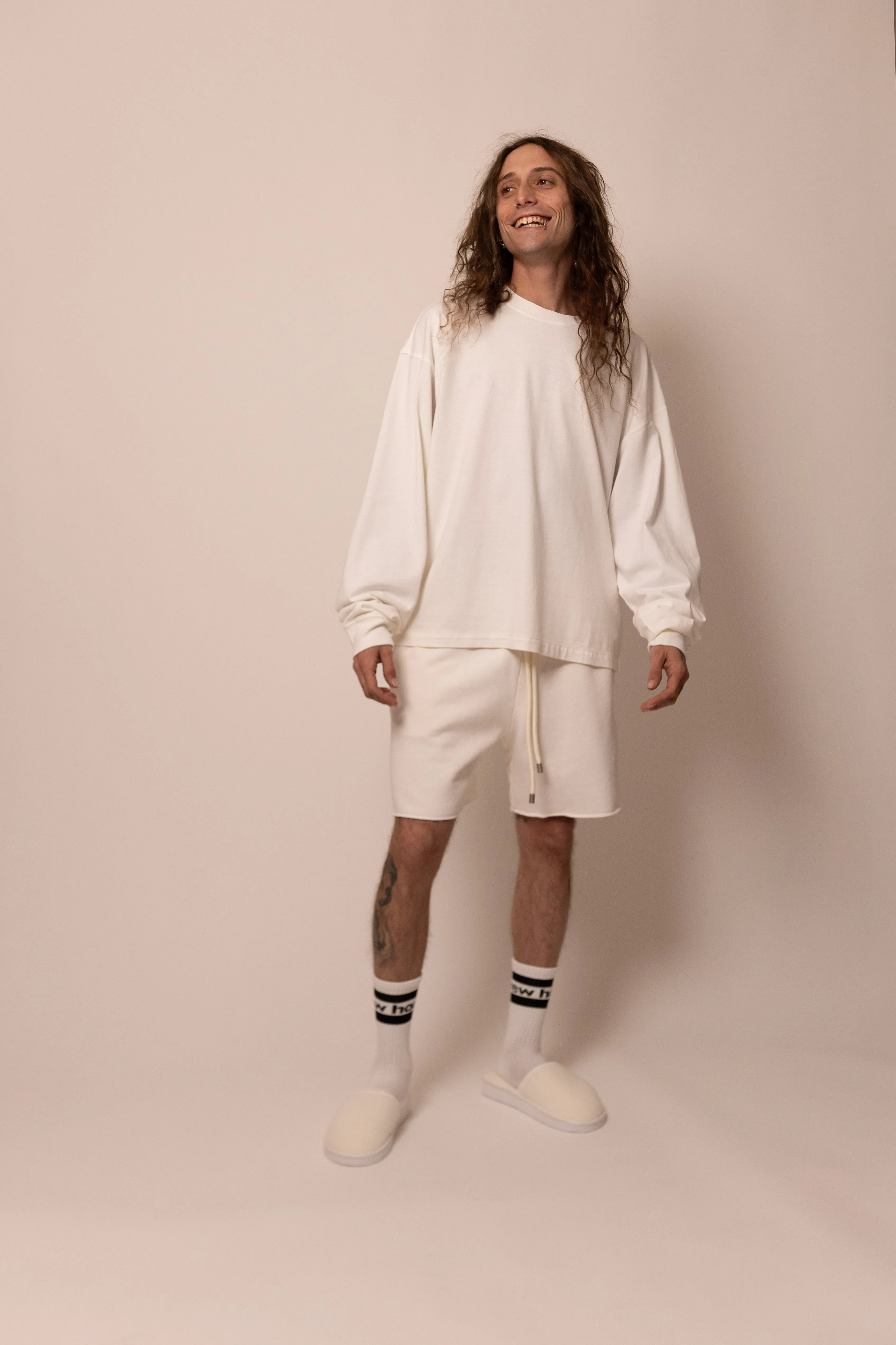 heavyweight long sleeve - cloud sold by DREW product image thumbnail 3