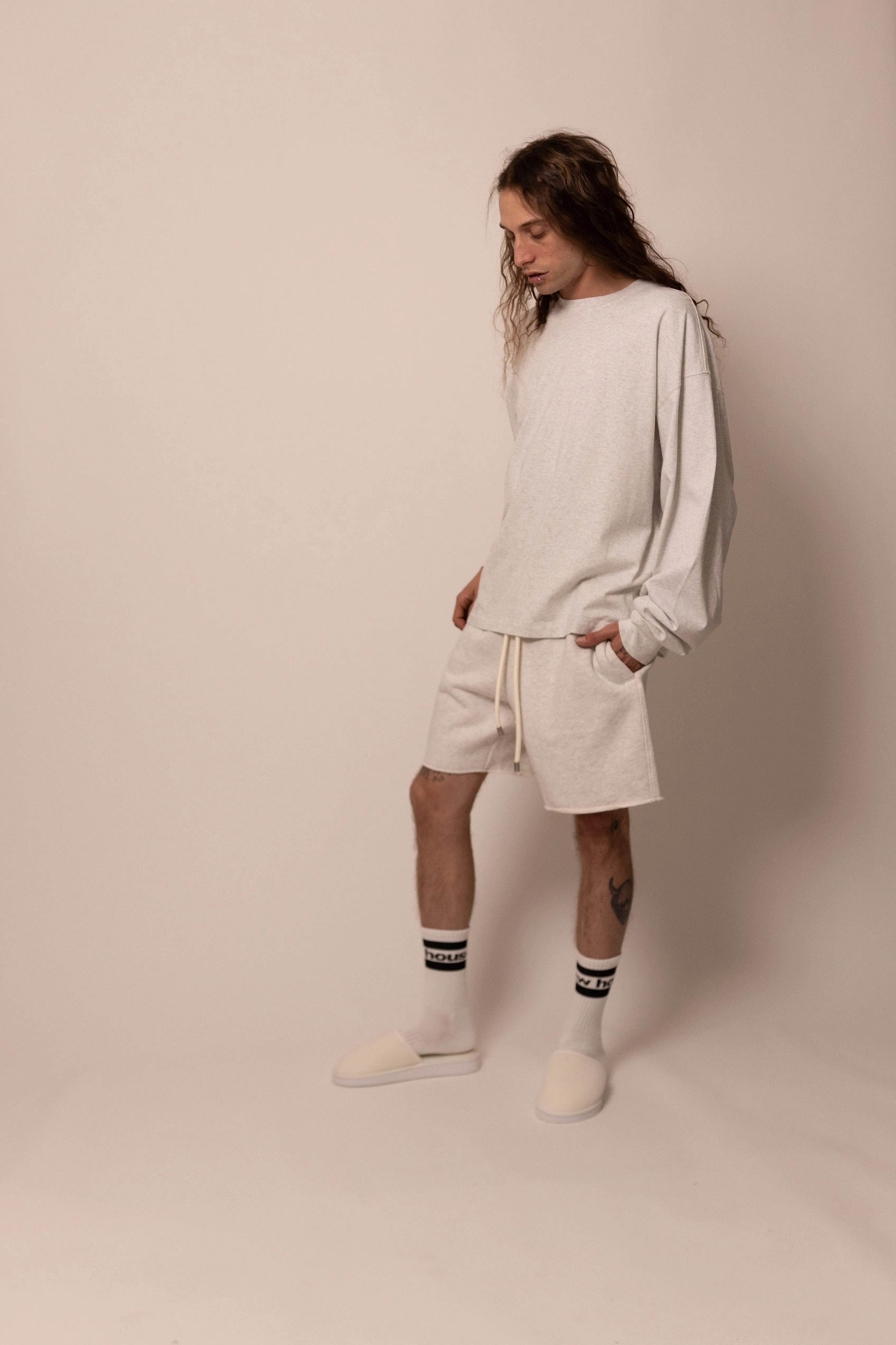 heavyweight long sleeve - dove sold by DREW product image thumbnail 3