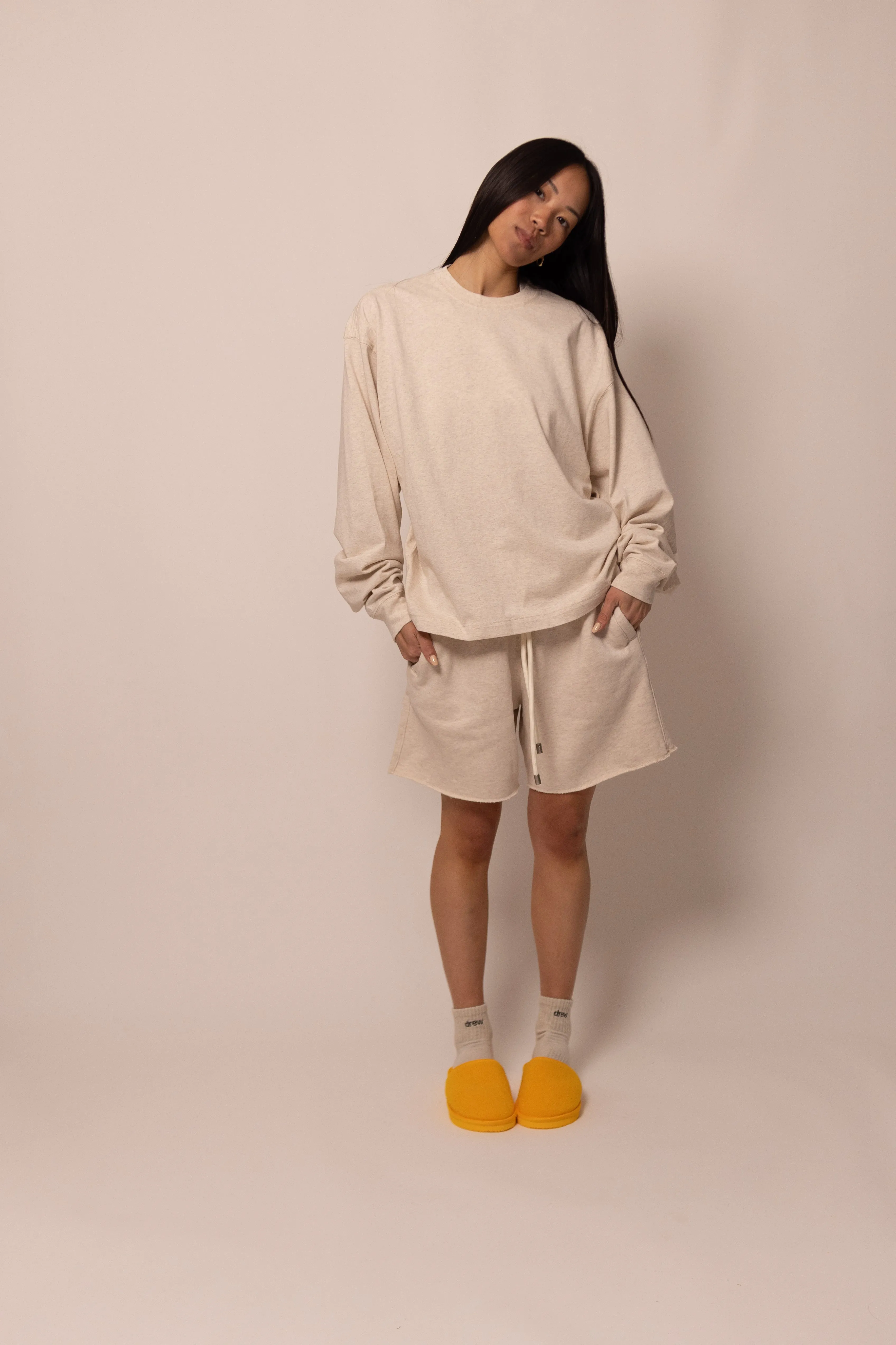 heavyweight long sleeve - sandstone sold by DREW product image thumbnail 2