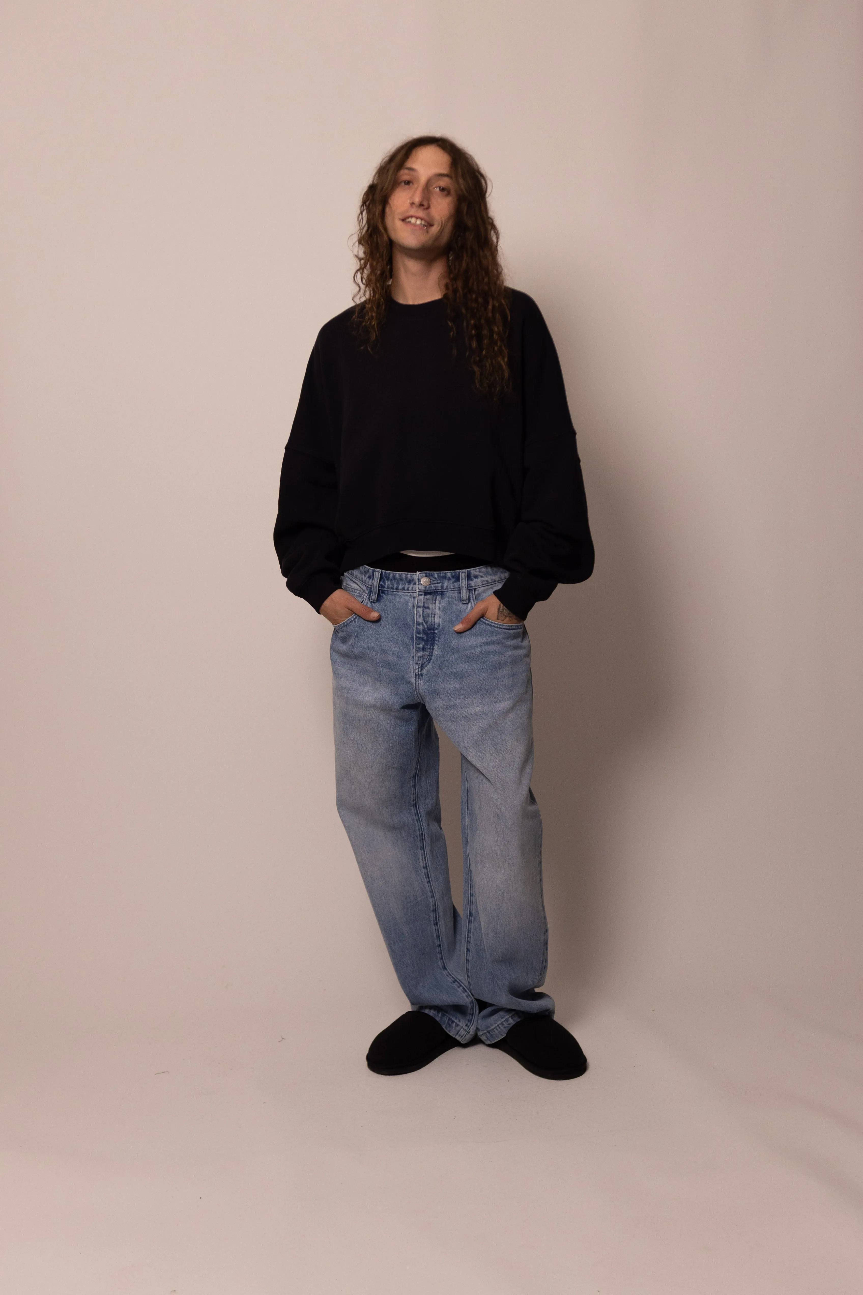 foundation crewneck - eternity sold by DREW