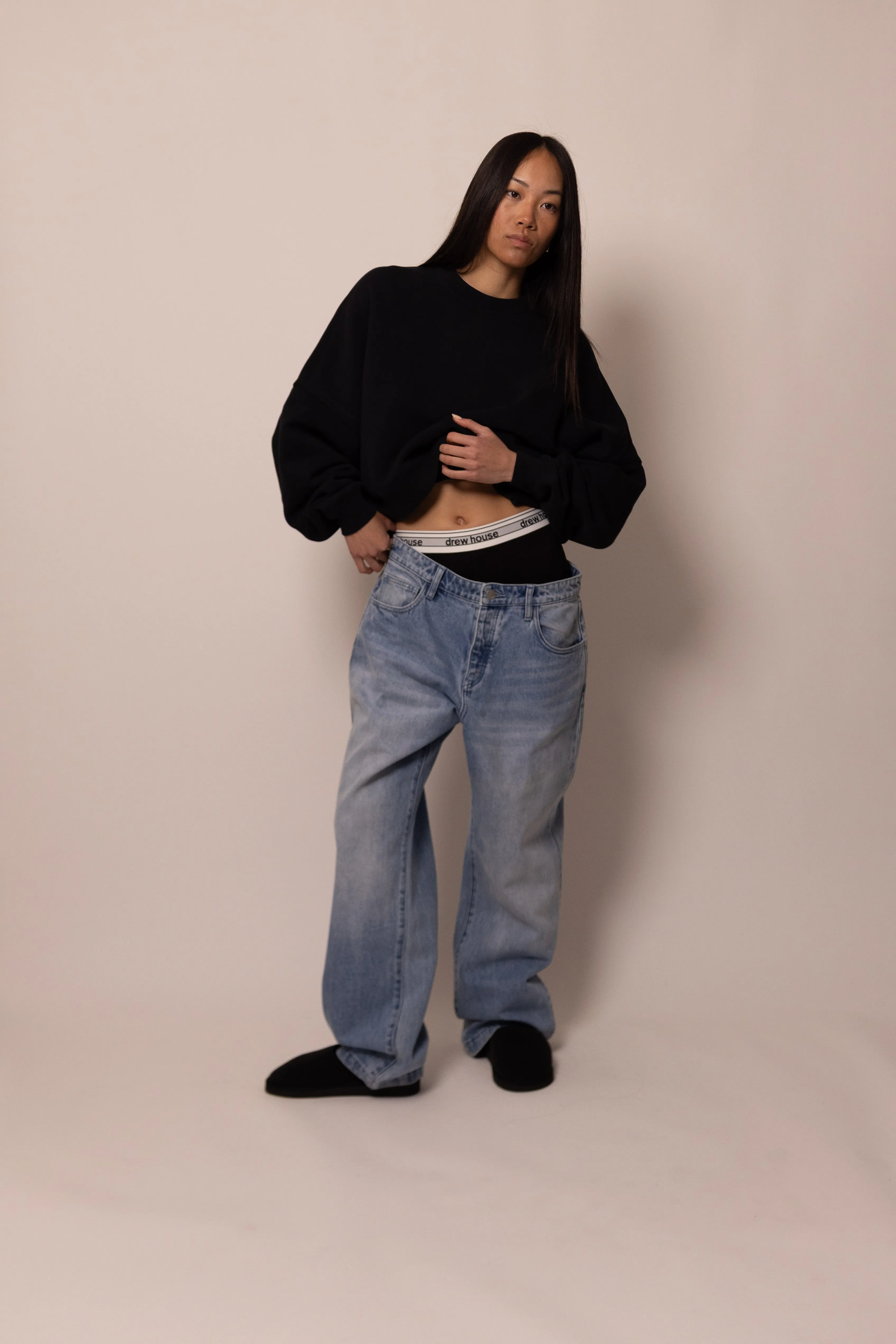 foundation crewneck - eternity sold by DREW product image thumbnail 4