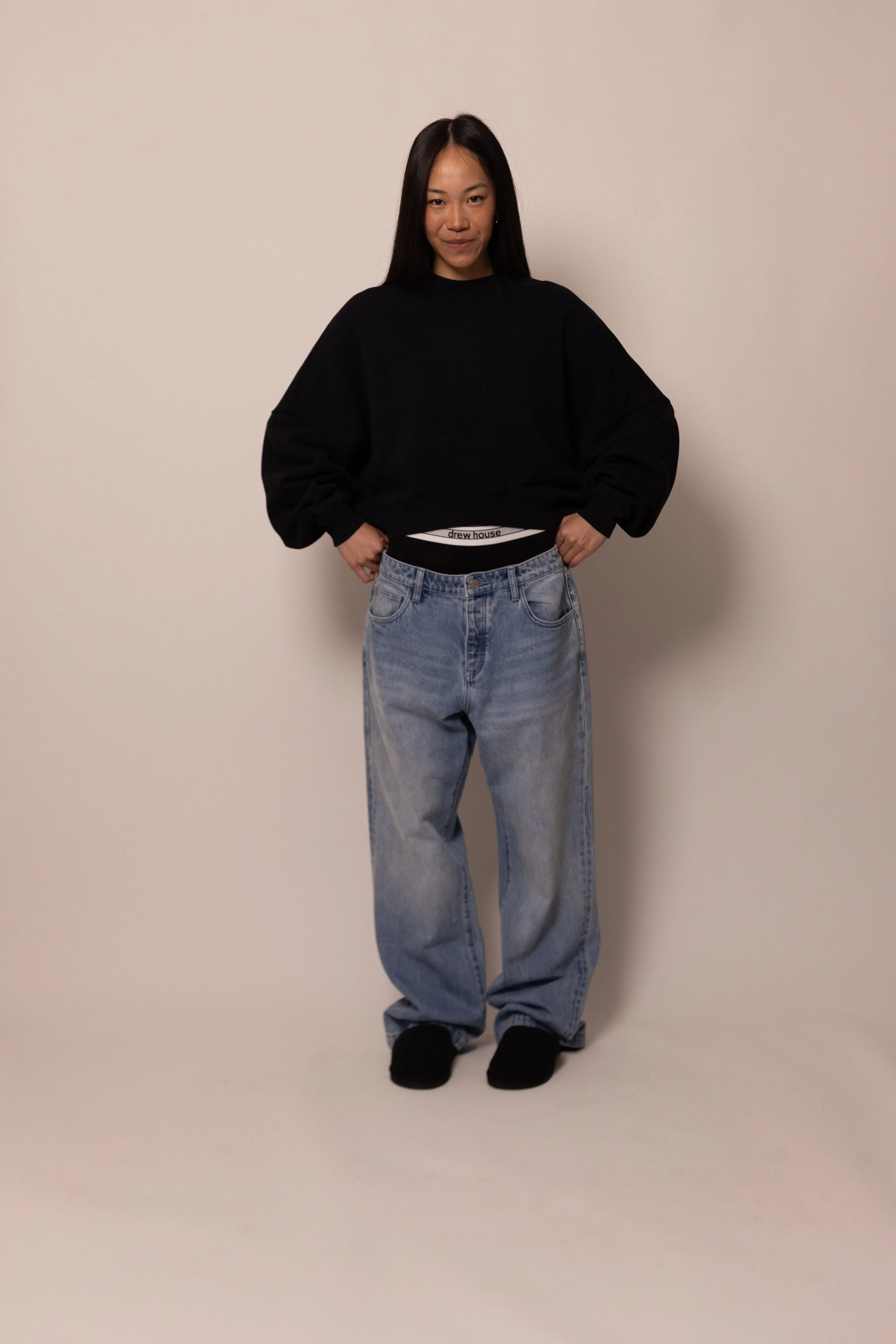 foundation crewneck - eternity sold by DREW product image thumbnail 2