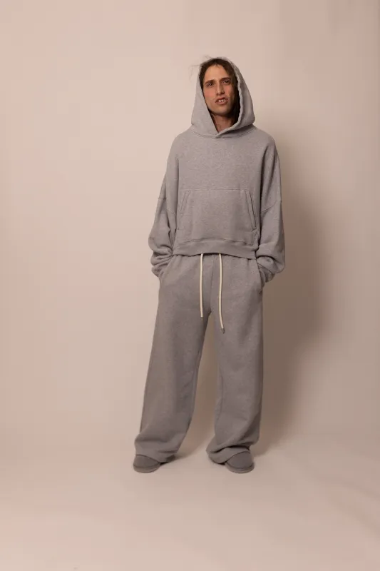 foundation hoodie - heather grey sold by DREW