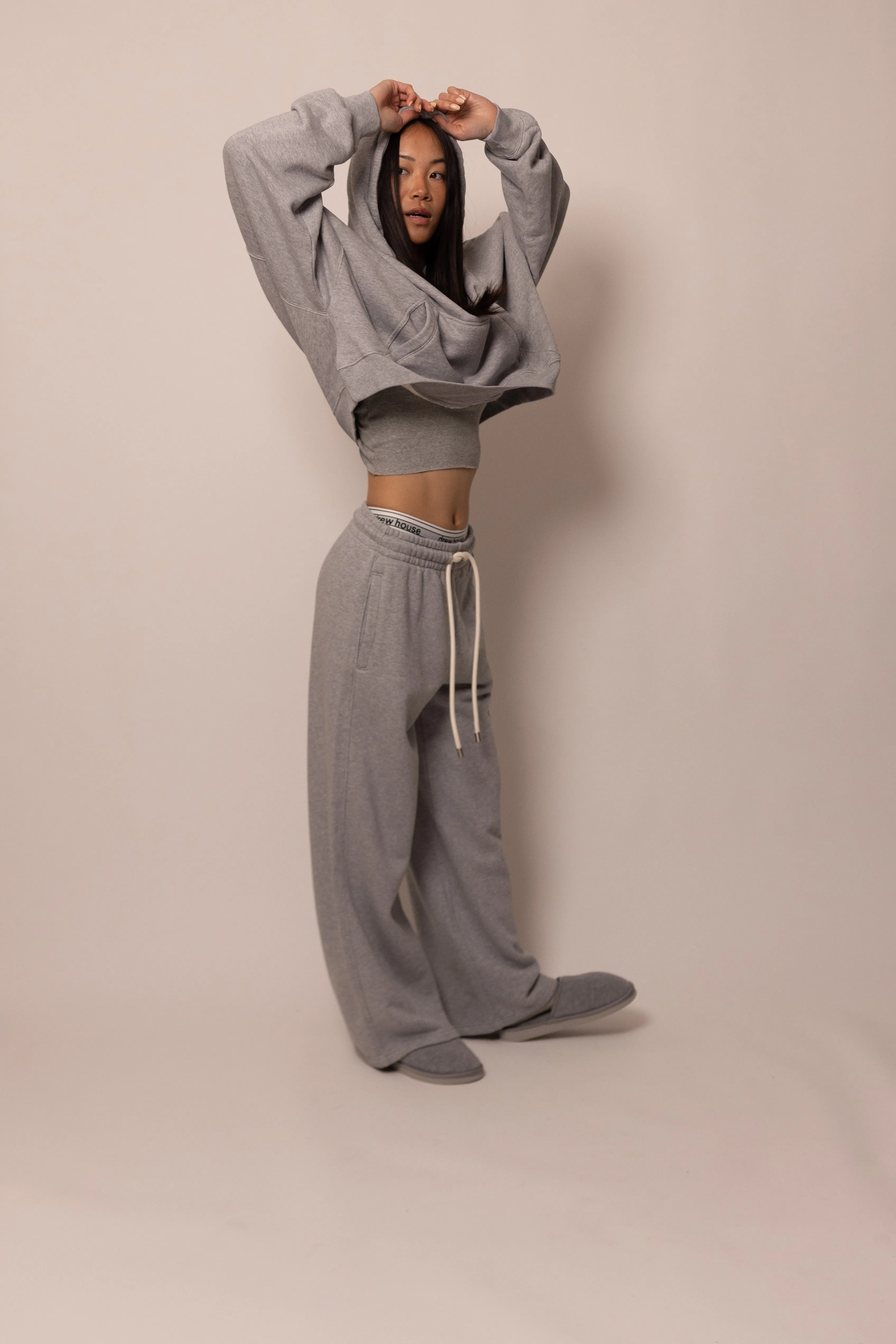 foundation hoodie - heather grey sold by DREW product image thumbnail 4
