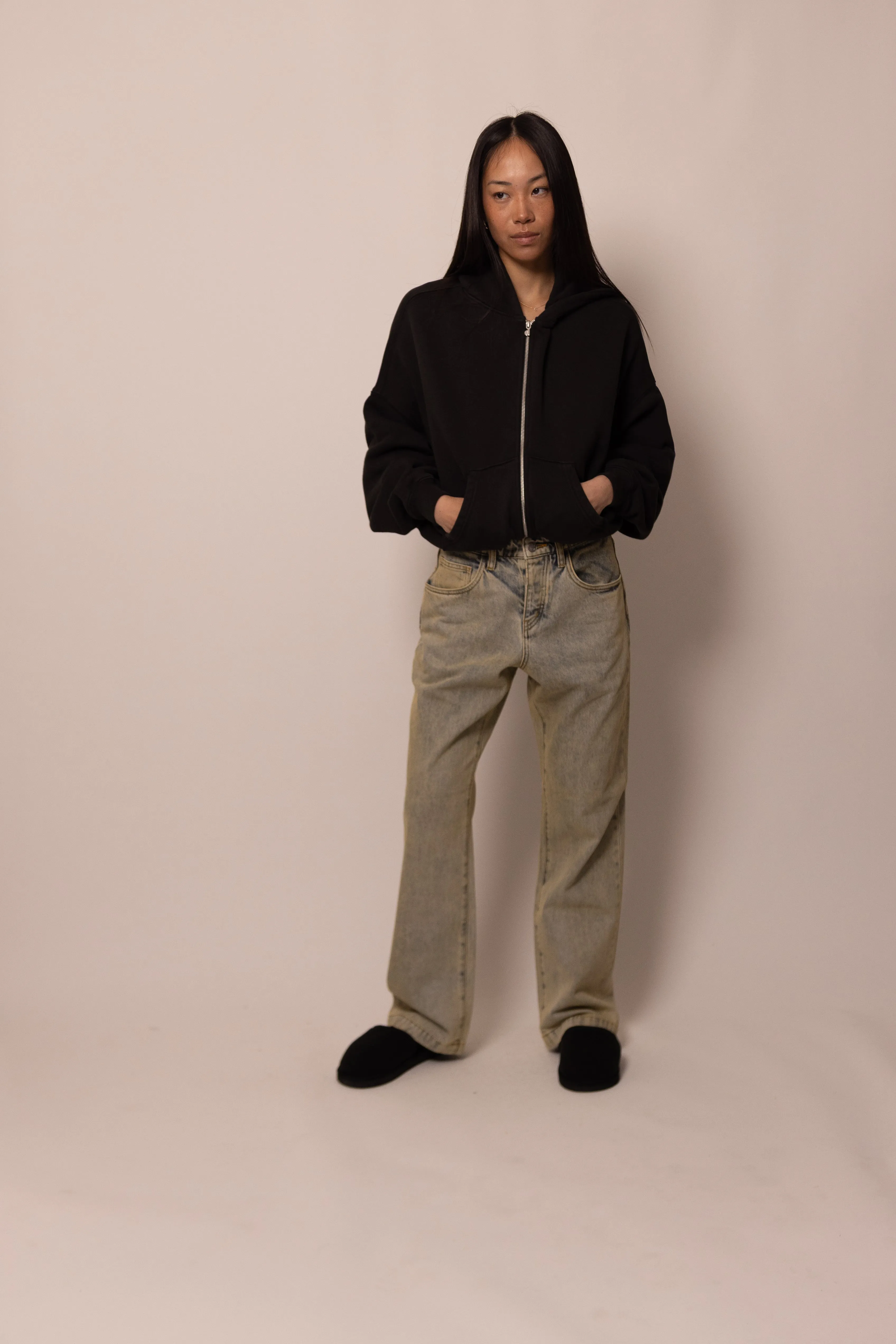 foundation zipup hoodie - moonlight sold by DREW