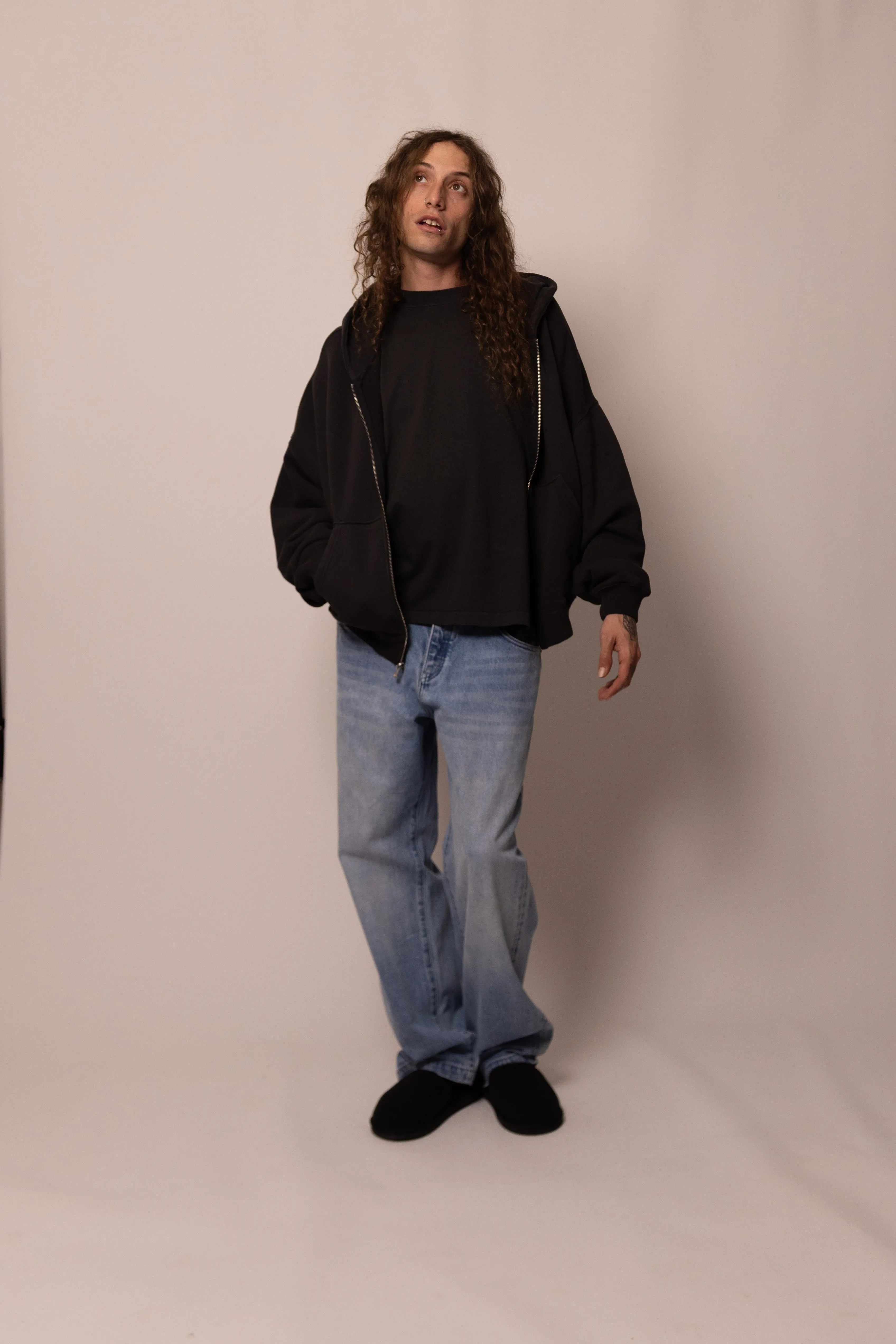 foundation zipup hoodie - moonlight sold by DREW product image thumbnail 2