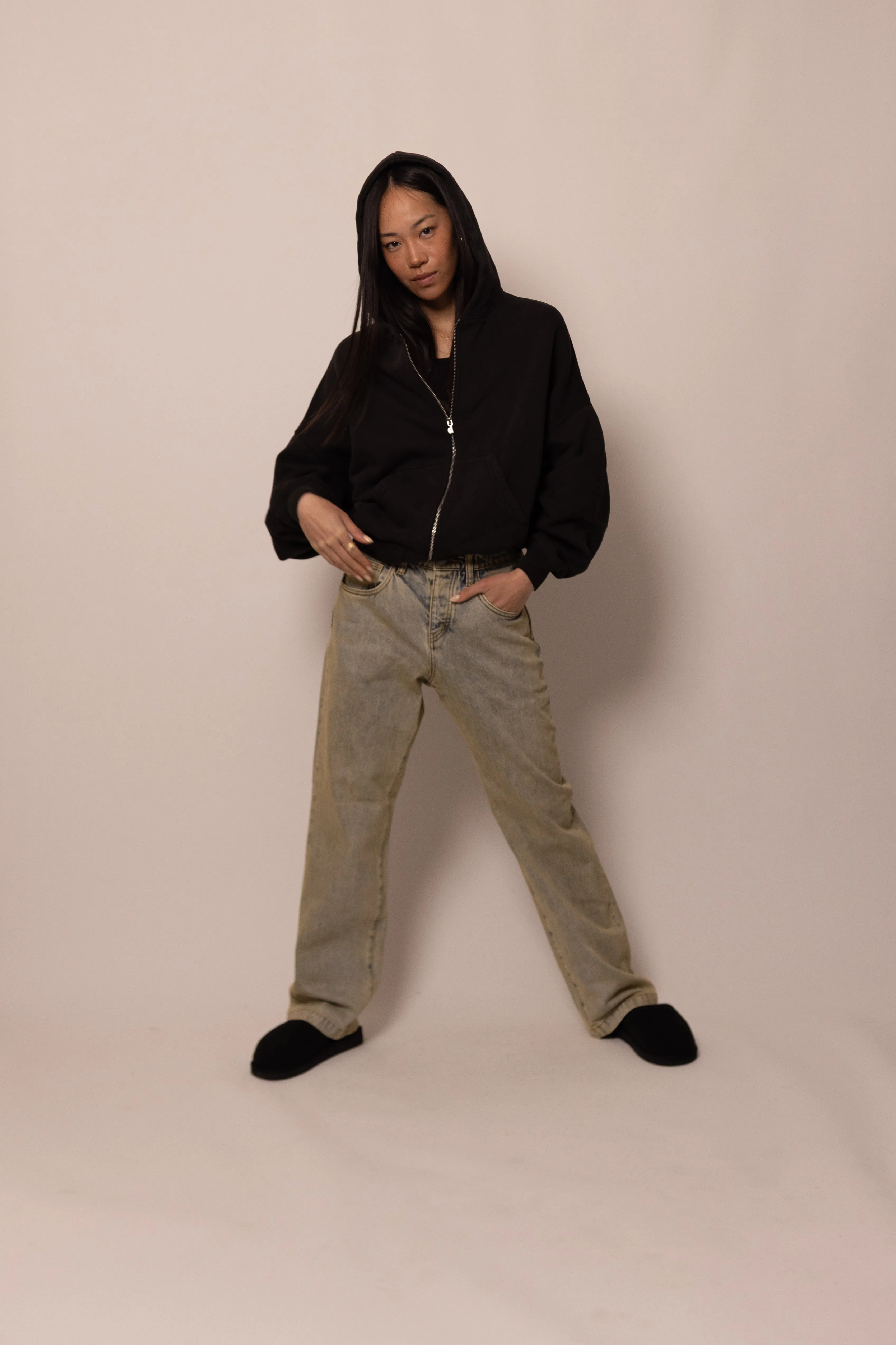 foundation zipup hoodie - moonlight sold by DREW product image thumbnail 3