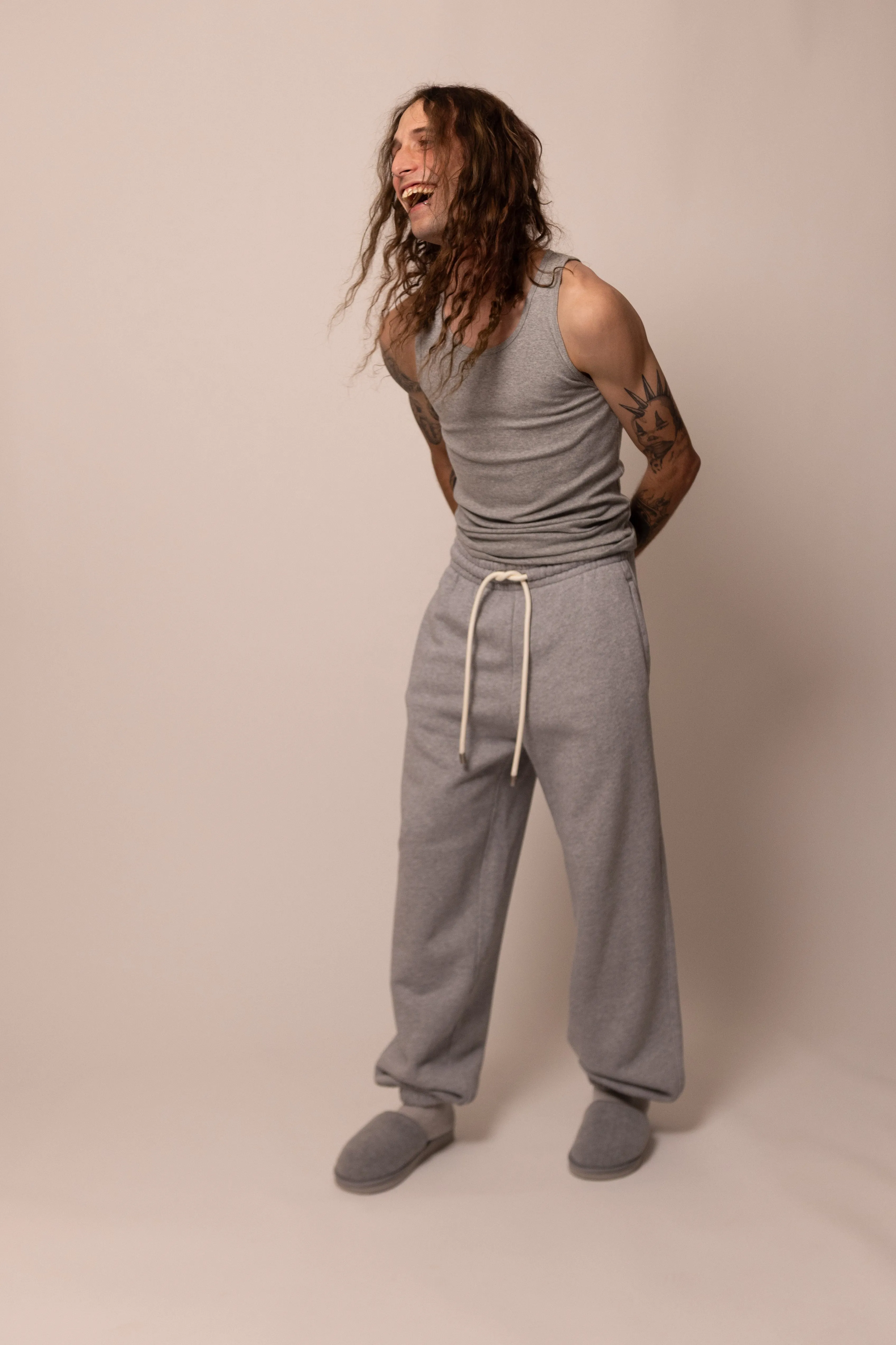sweatpant - heather grey sold by DREW product image thumbnail 4