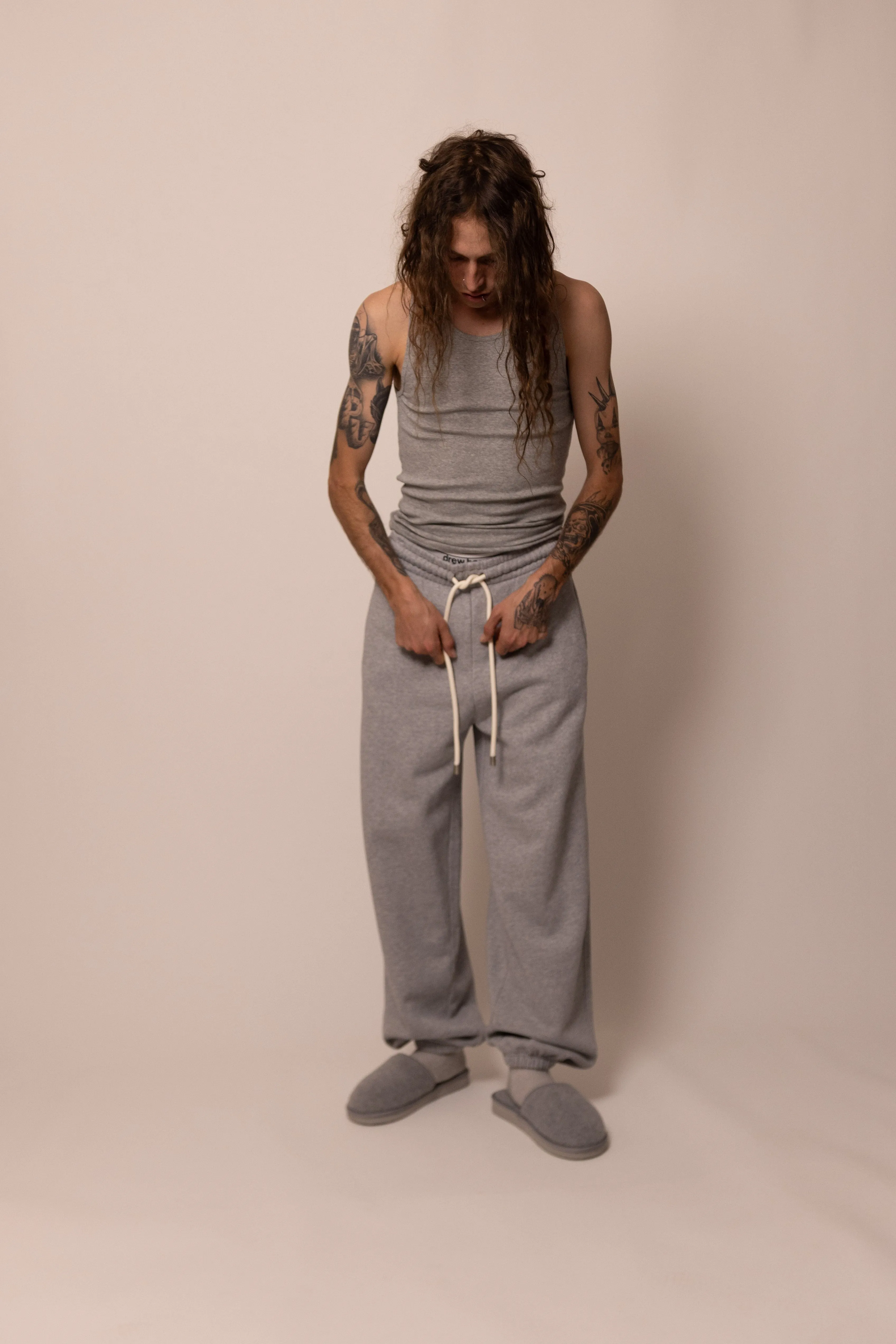 sweatpant - heather grey sold by DREW product image thumbnail 2