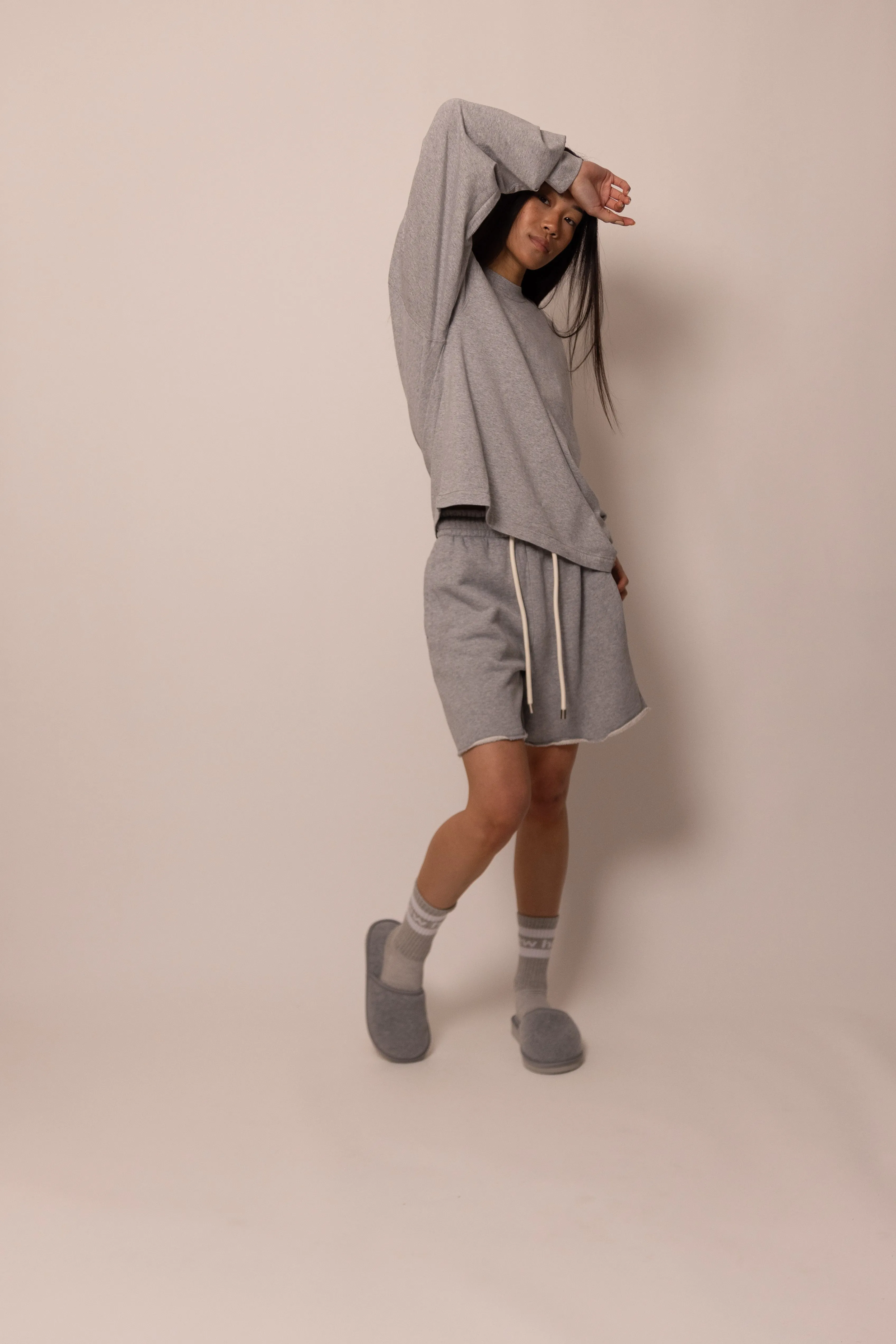 sweatshort - heather grey sold by DREW product image thumbnail 4