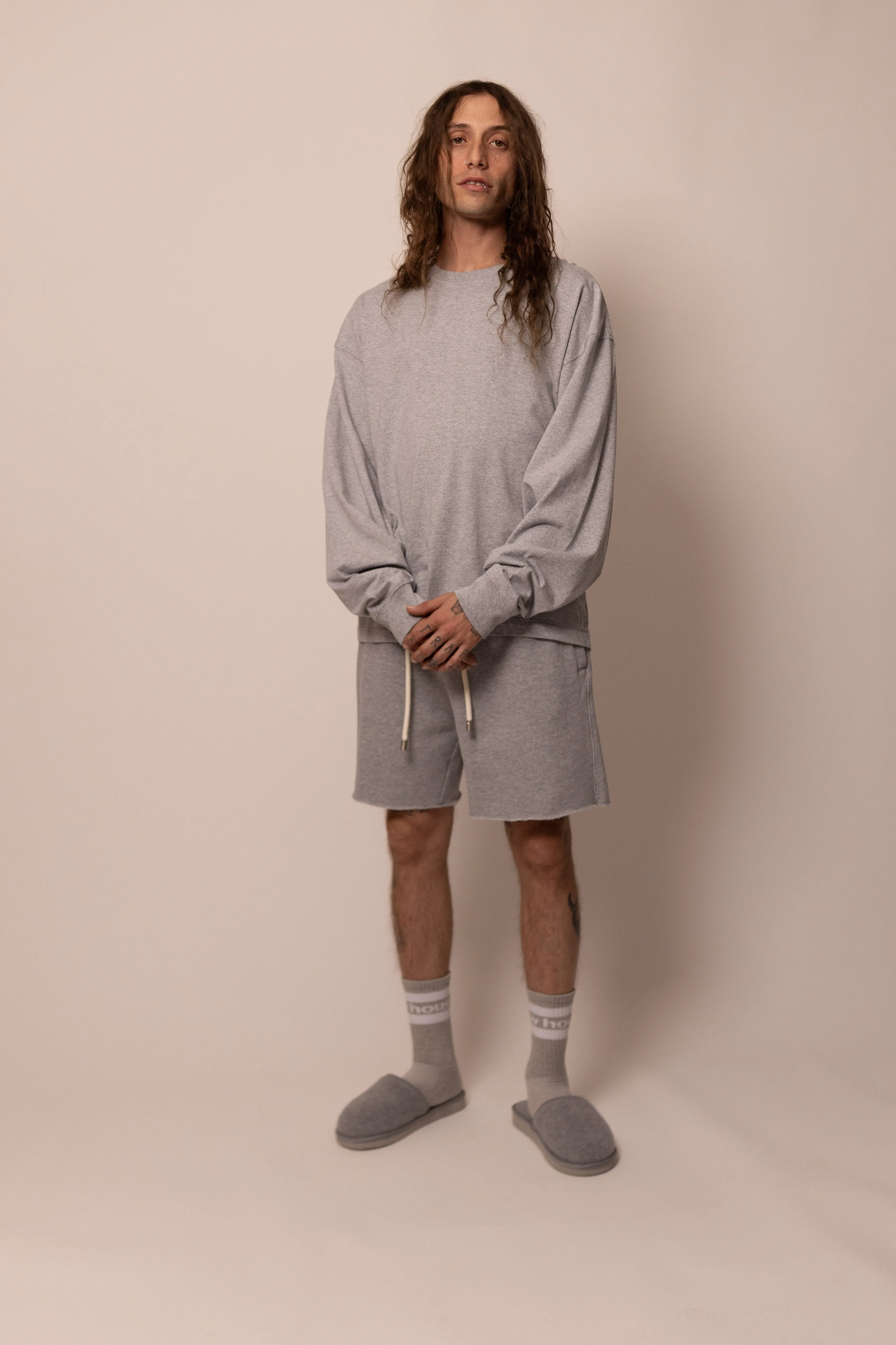 sweatshort - heather grey sold by DREW