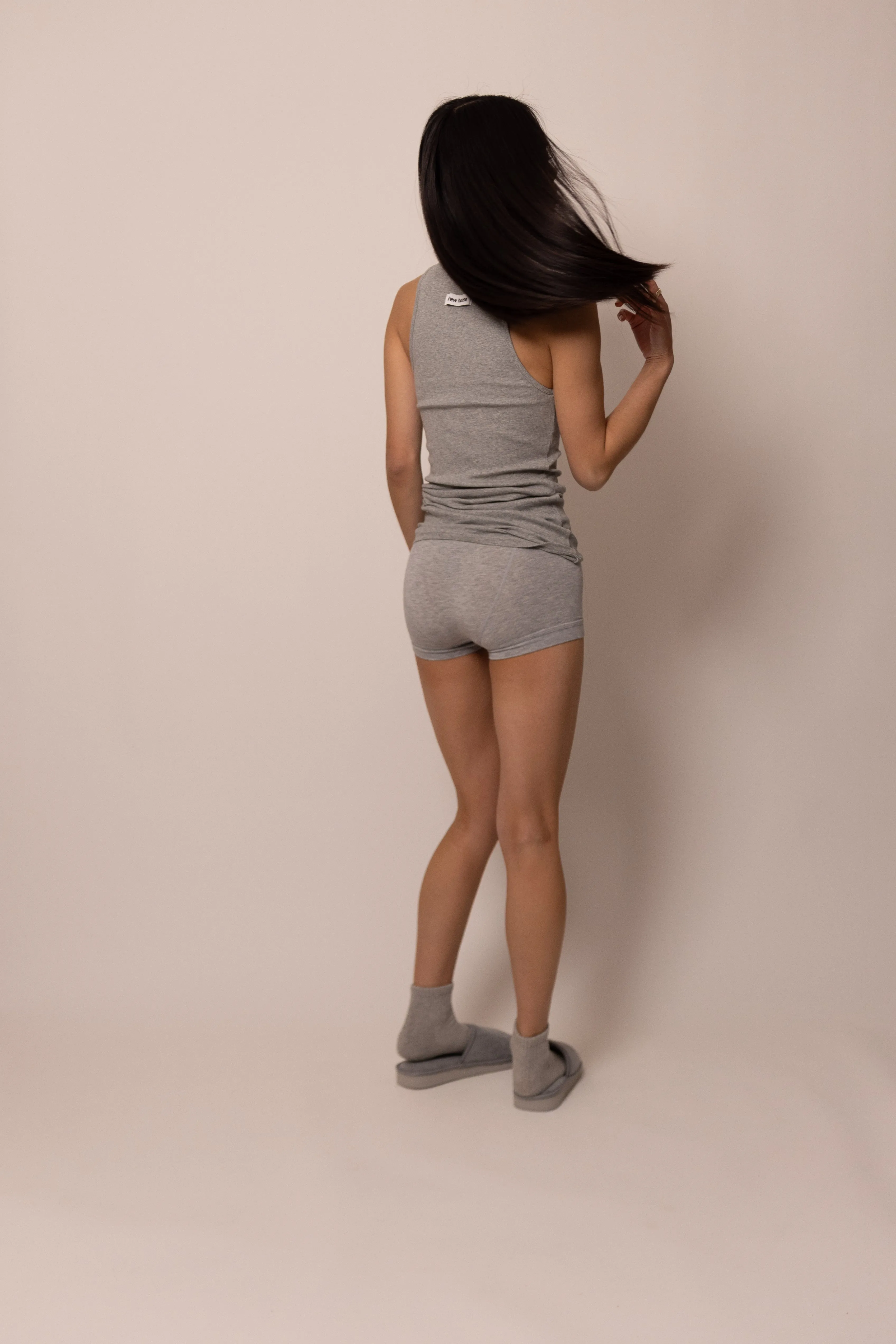 foundation tank - heather grey sold by DREW product image thumbnail 4