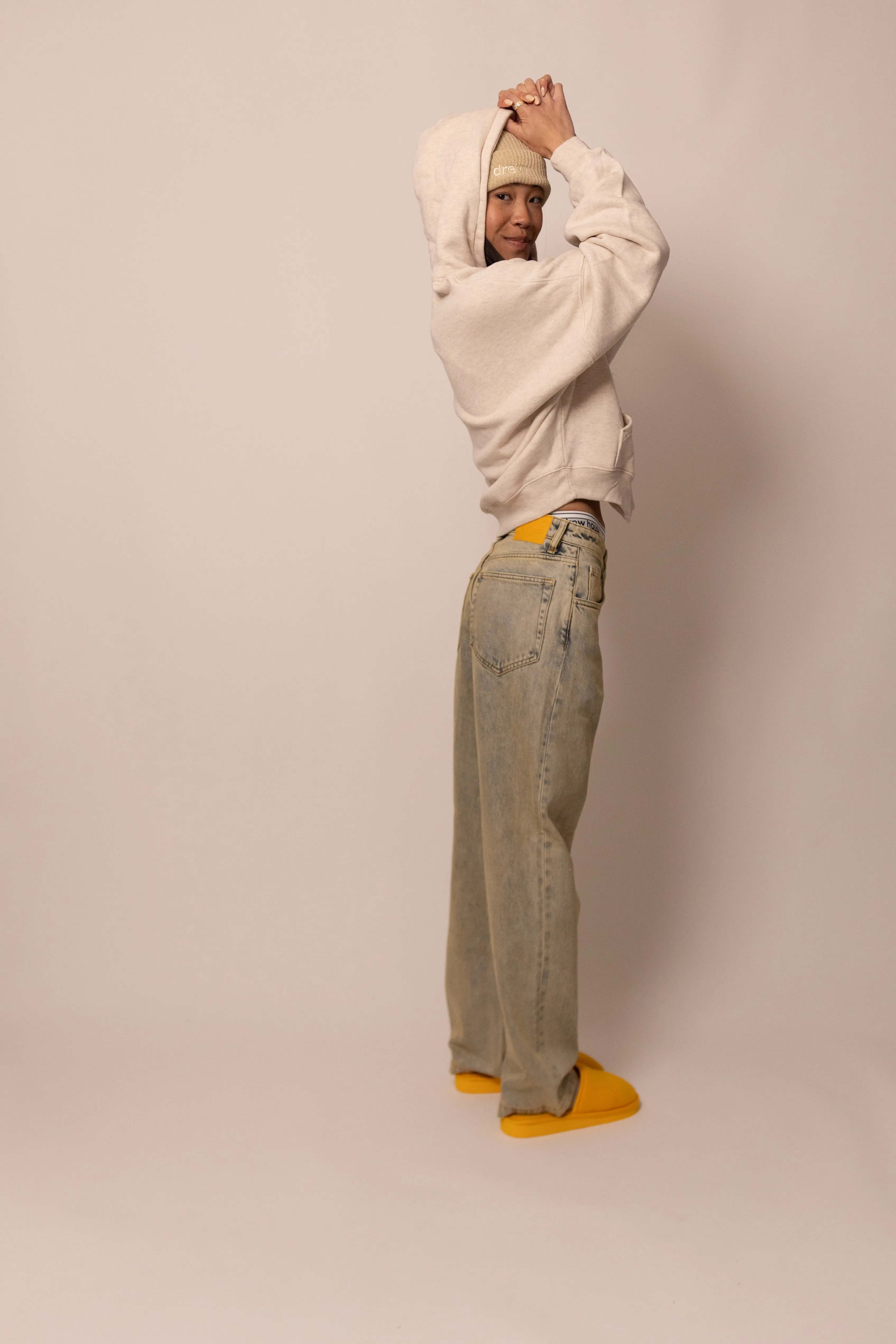straight leg jean - dusk wash sold by DREW product image thumbnail 5