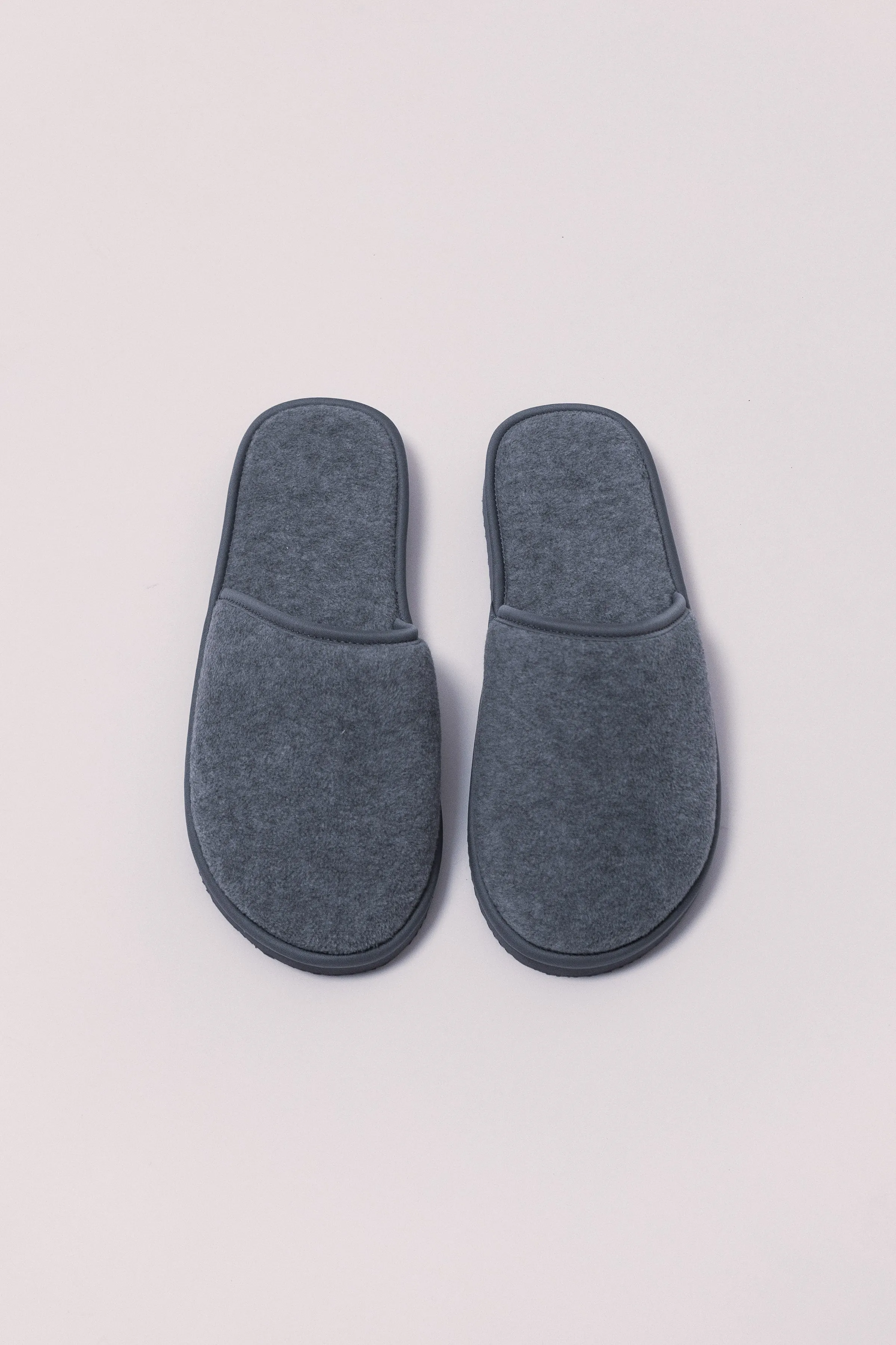 house slipper - dark heather grey sold by DREW