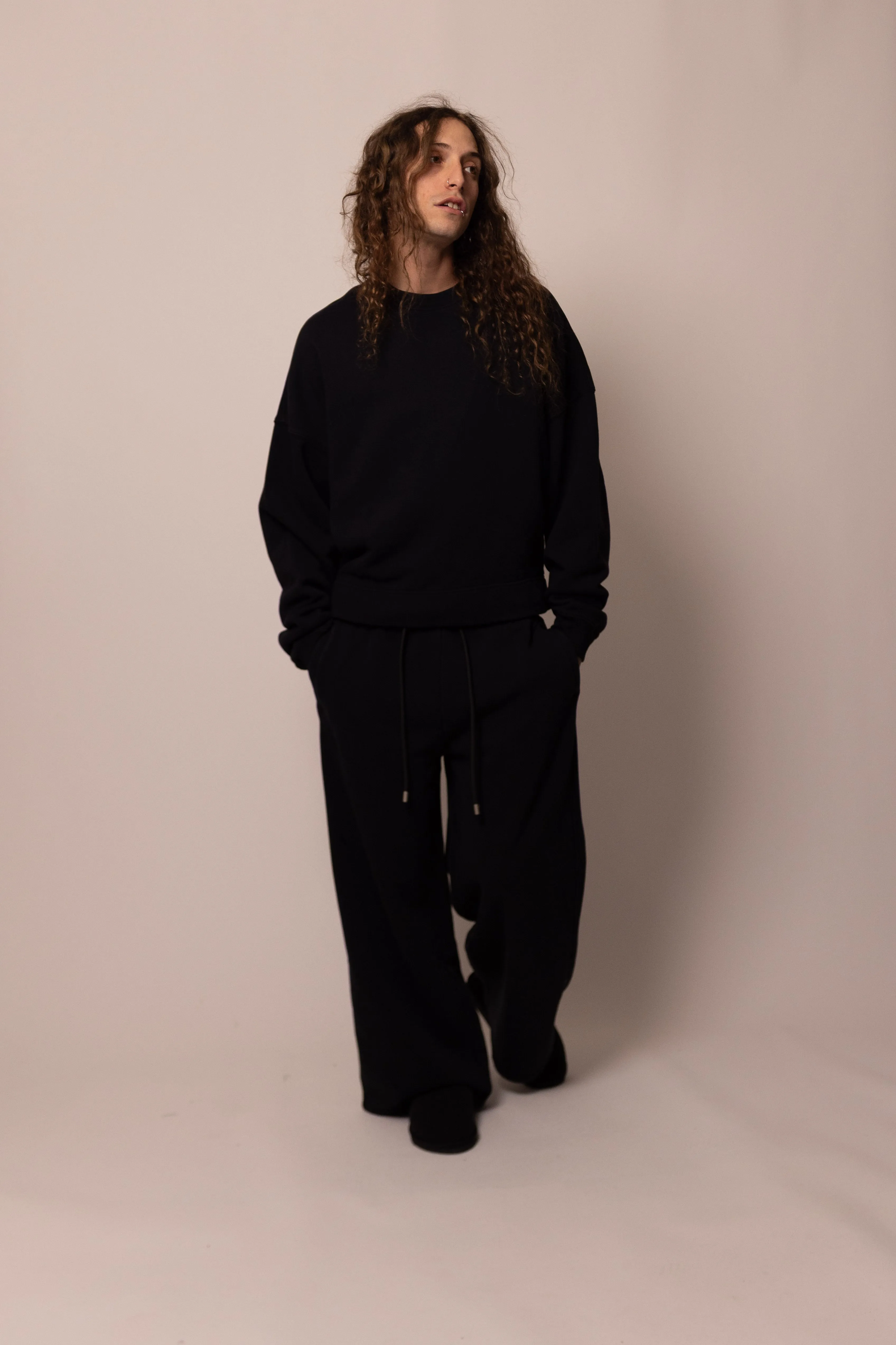 wide leg sweatpant - eternity sold by DREW product image thumbnail 3