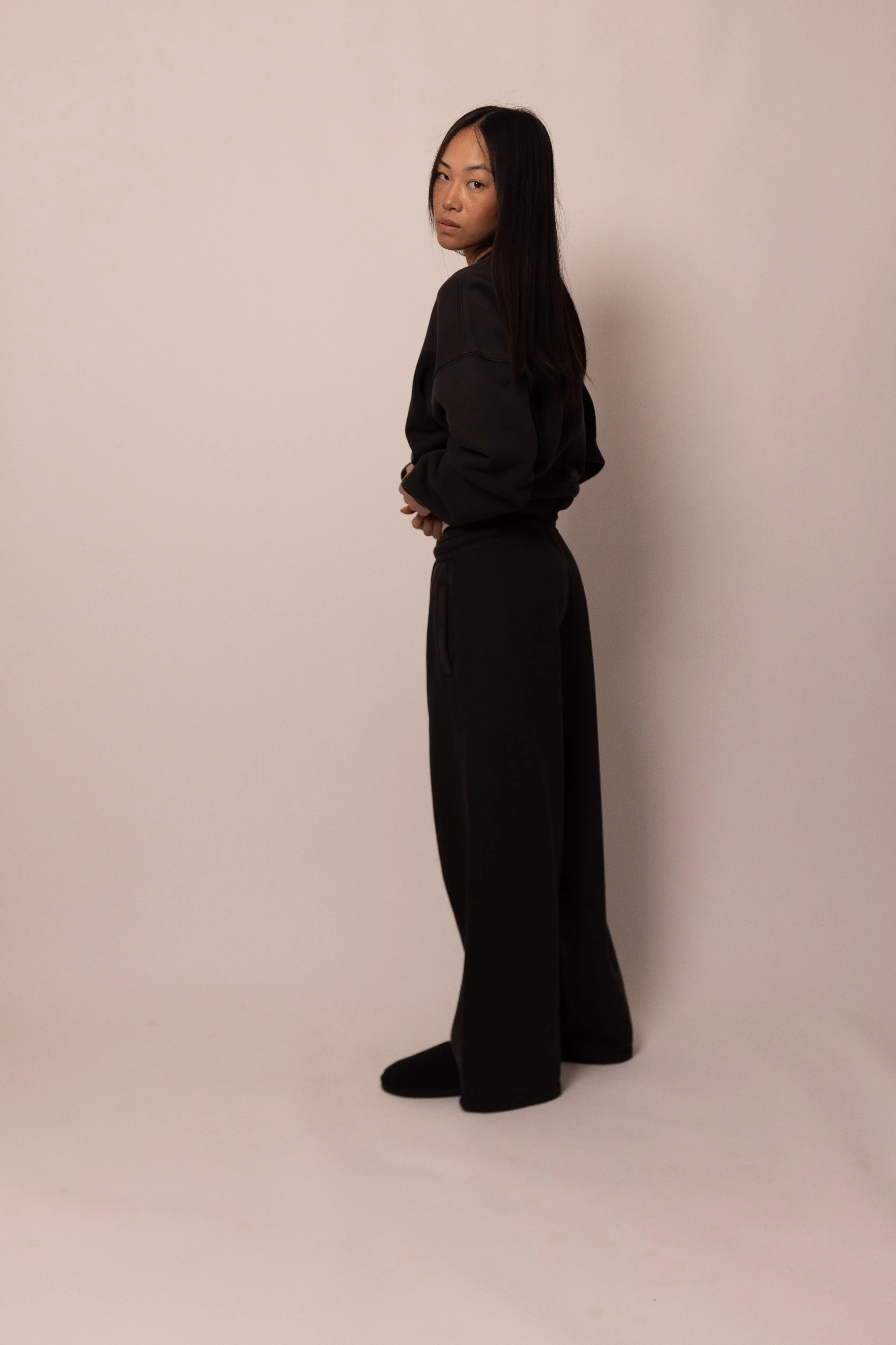 wide leg sweatpant - moonlight sold by DREW product image thumbnail 2