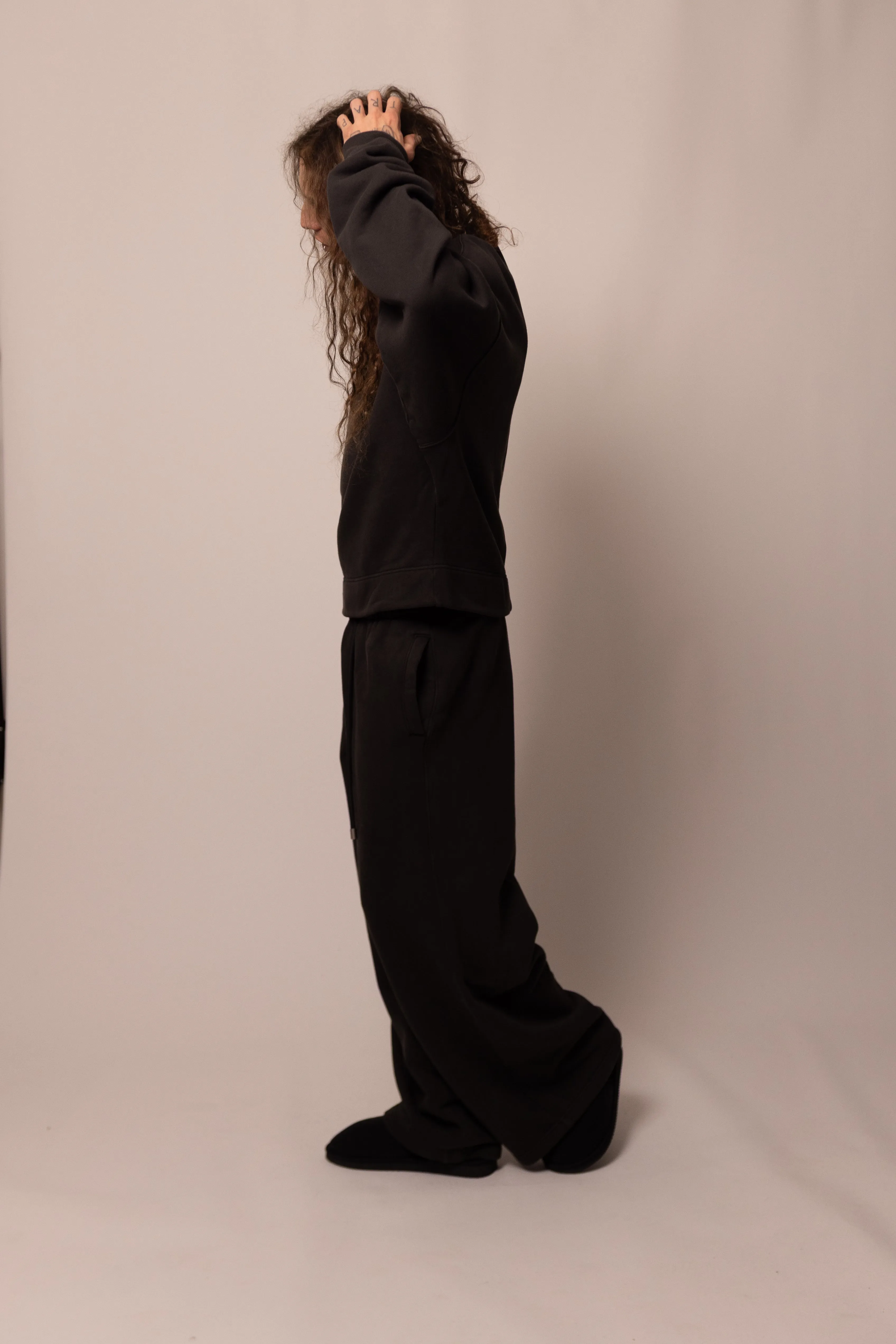 wide leg sweatpant - moonlight sold by DREW product image thumbnail 3