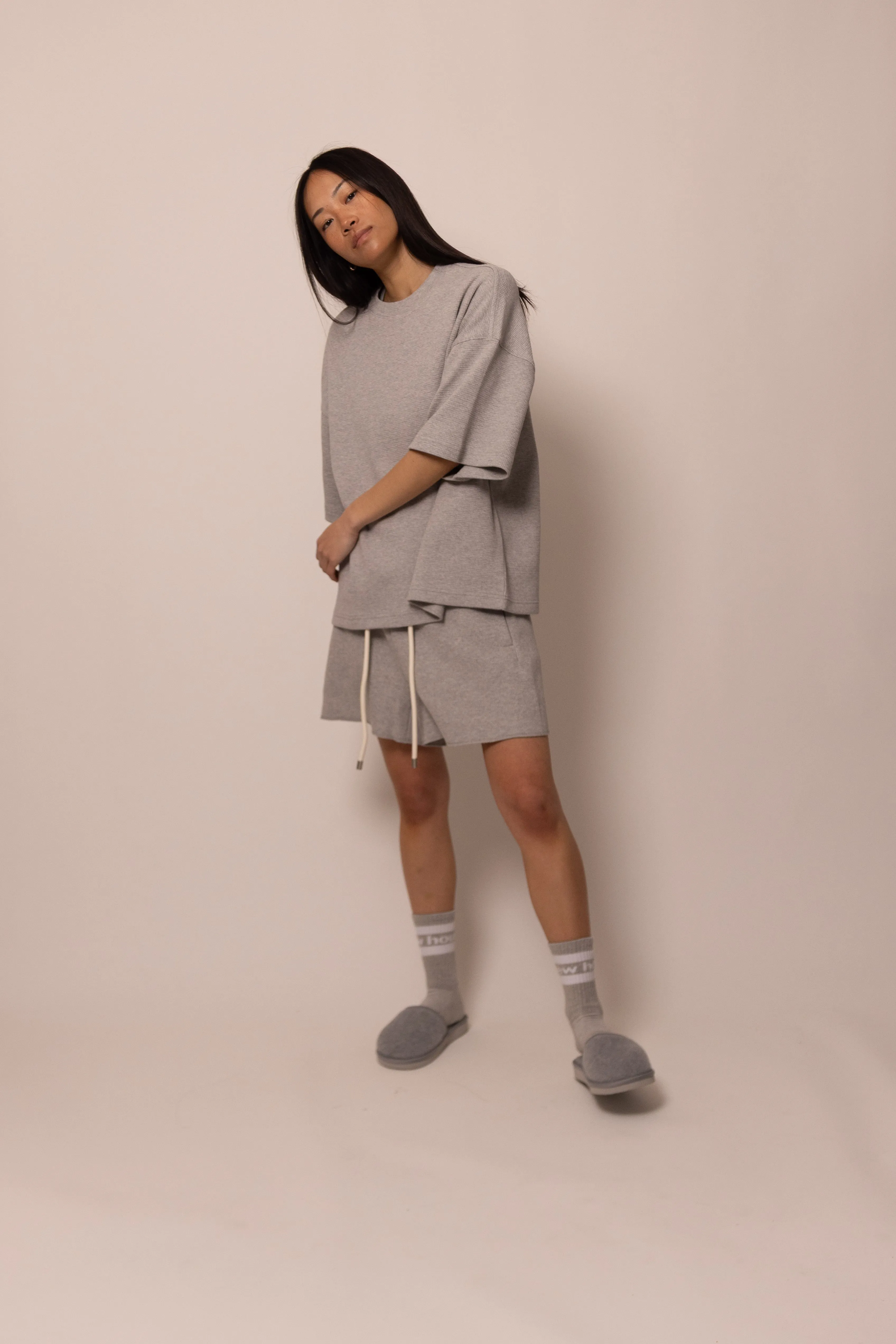 waffle tee - heather grey sold by DREW product image thumbnail 2