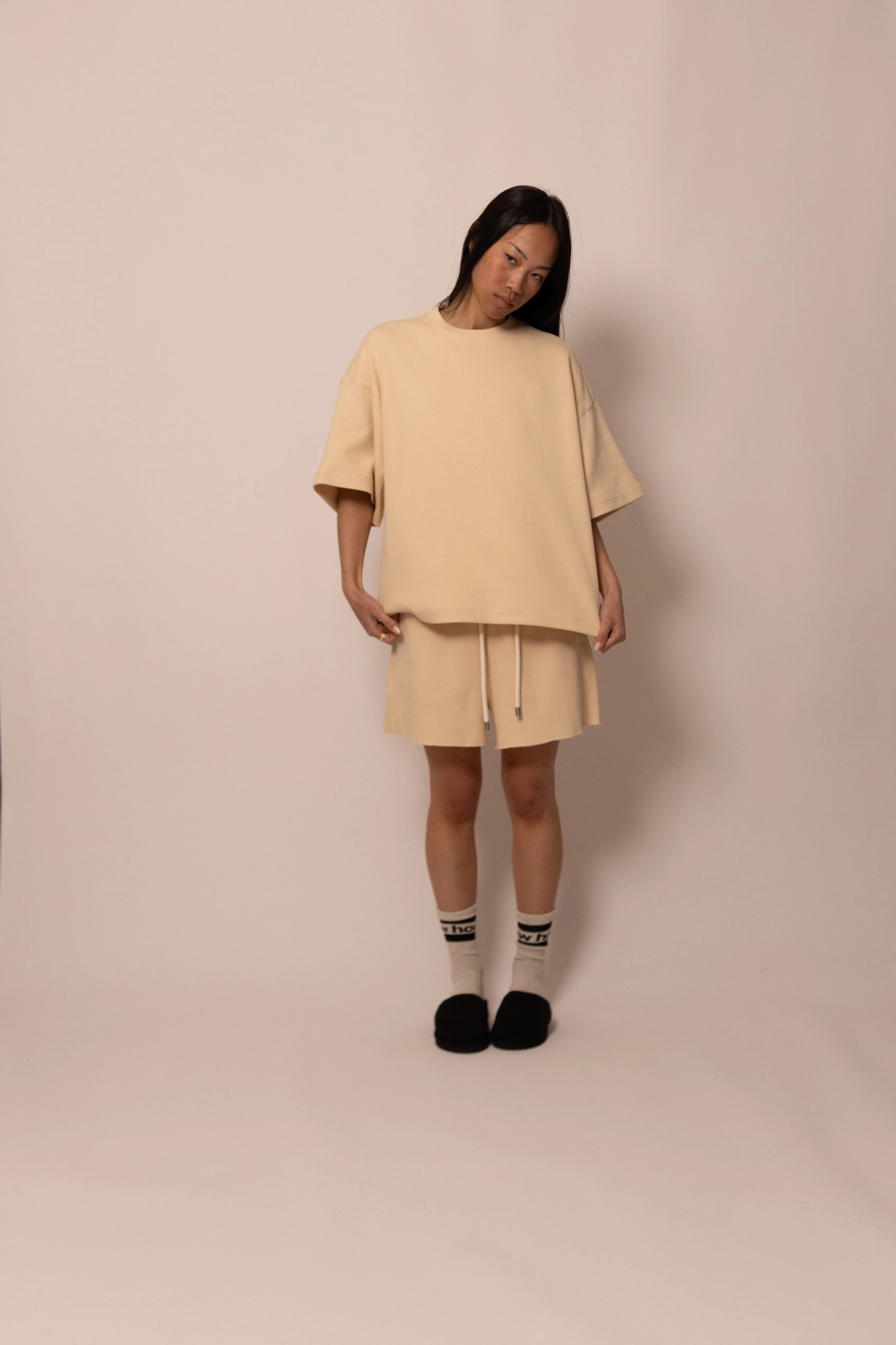 waffle tee - natural sold by DREW product image thumbnail 5