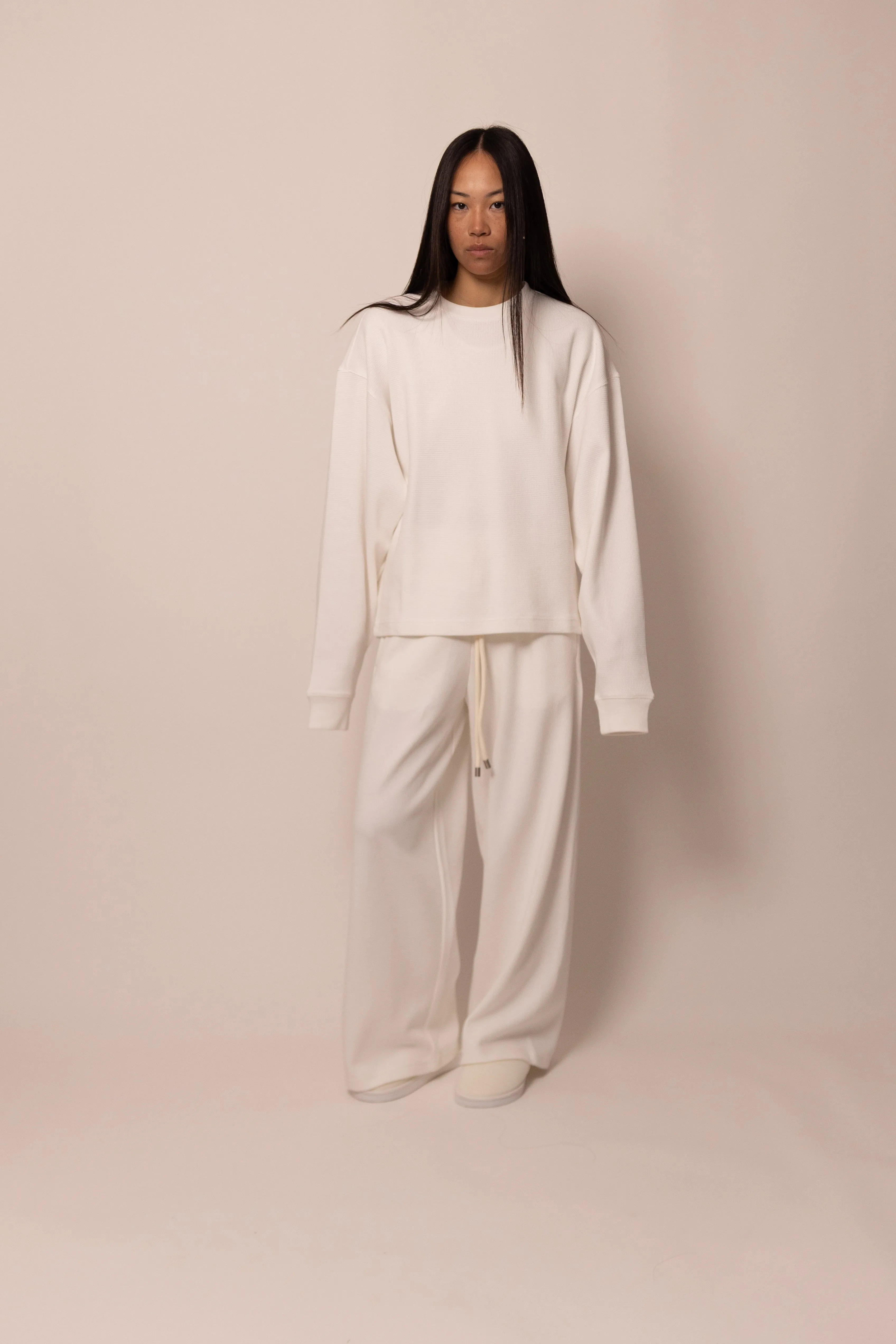 waffle long sleeve - pure sold by DREW product image thumbnail 2