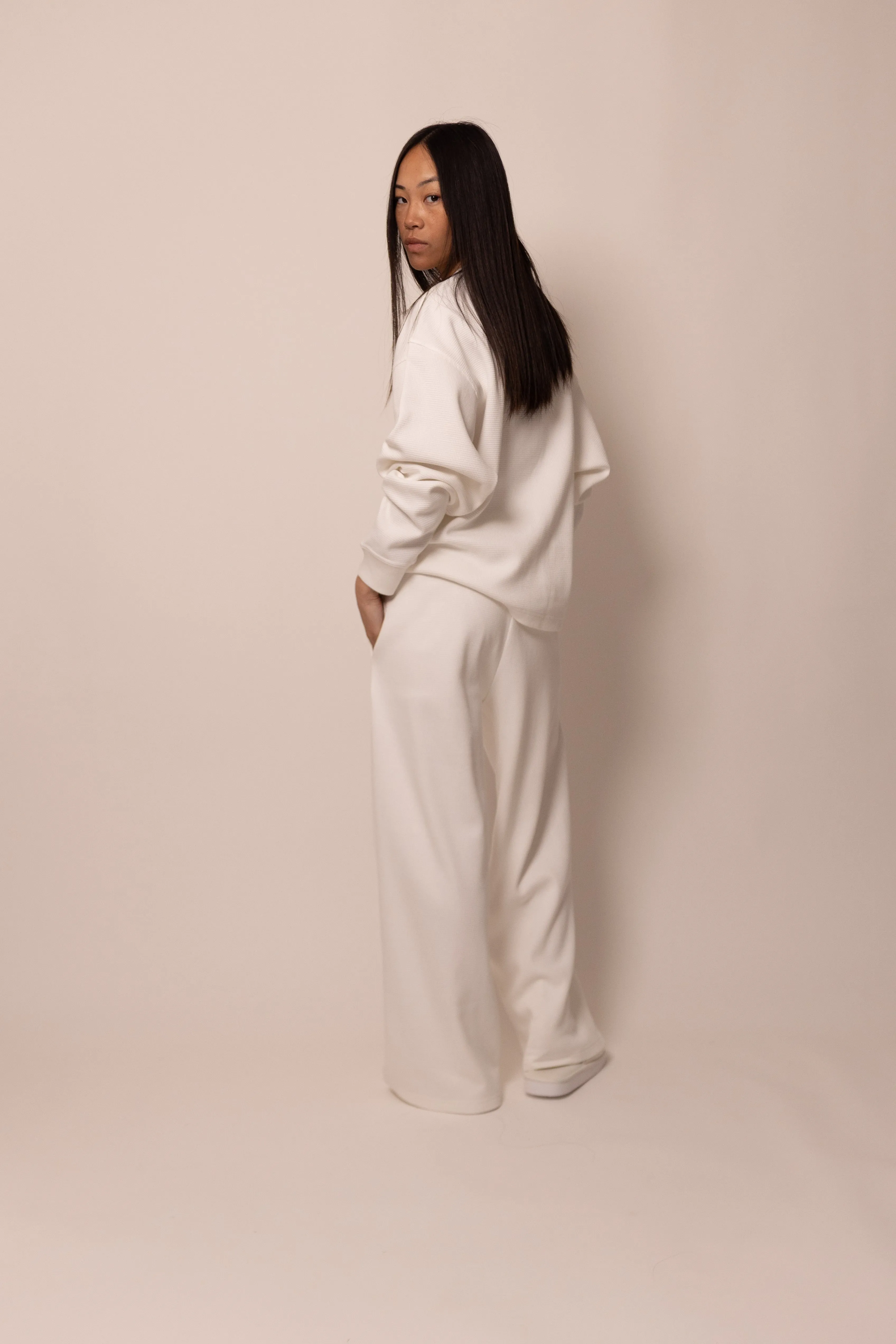 waffle long sleeve - pure sold by DREW product image thumbnail 4