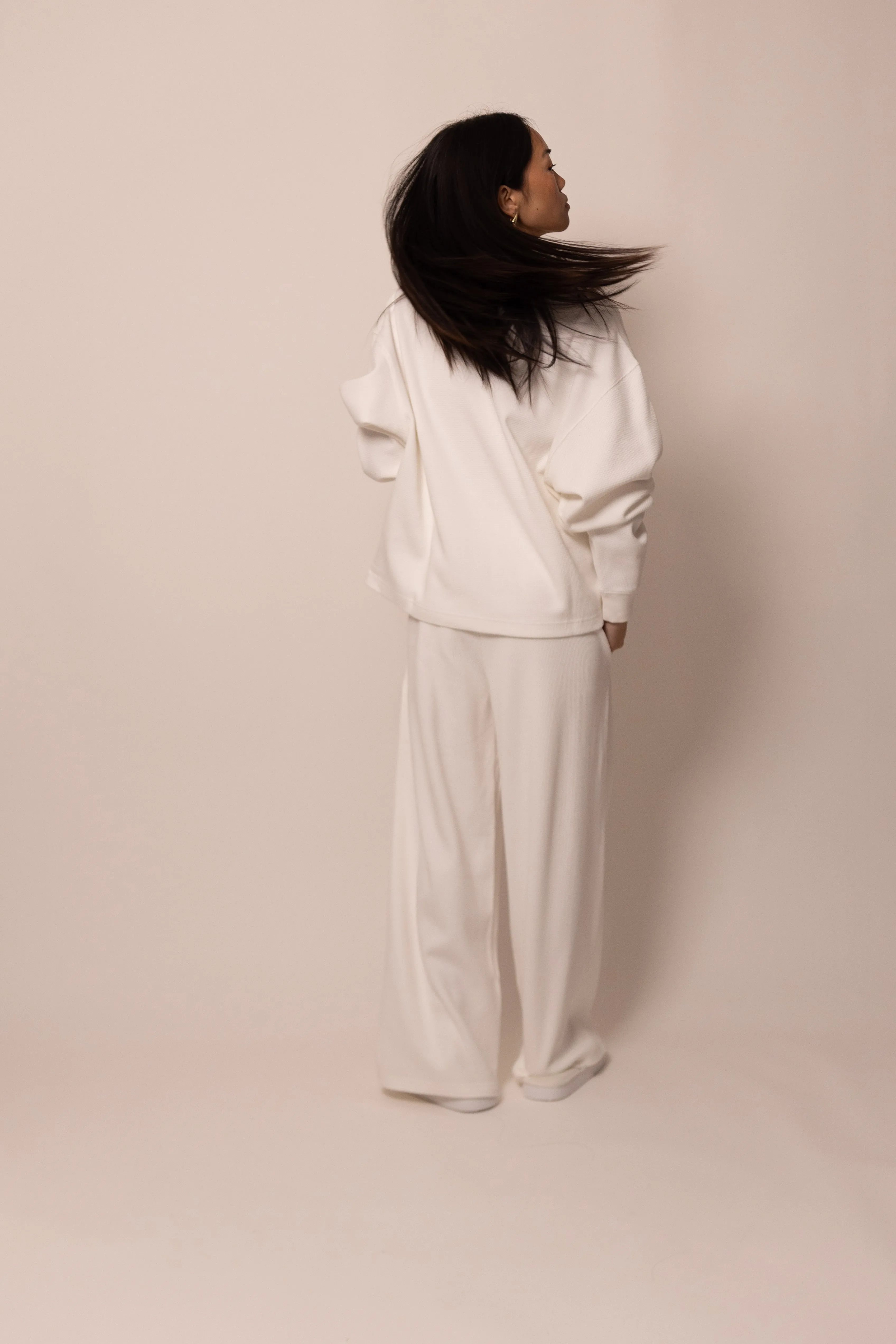 waffle long sleeve - pure sold by DREW product image thumbnail 5