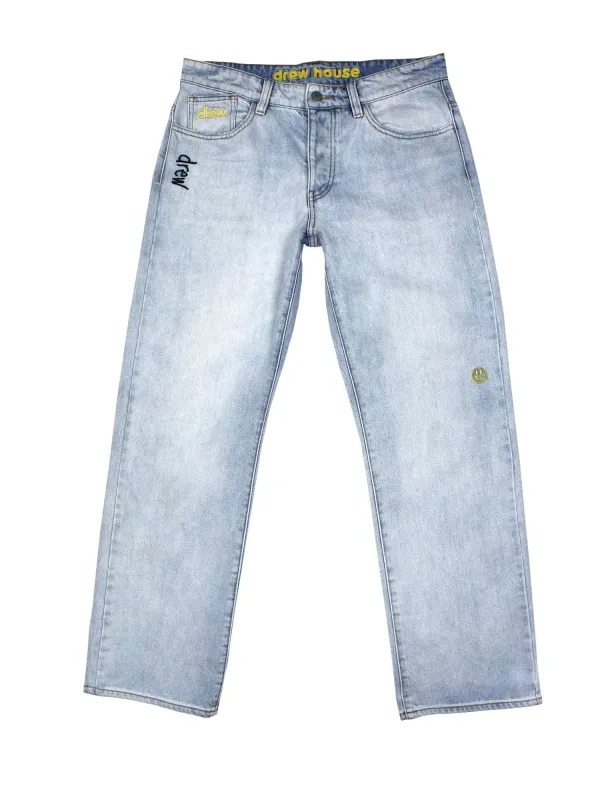 wide leg jean - vintage indigo wash sold by DREW