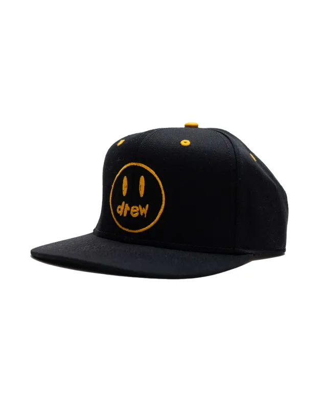 sketch mascot snapback hat - black made by DREW