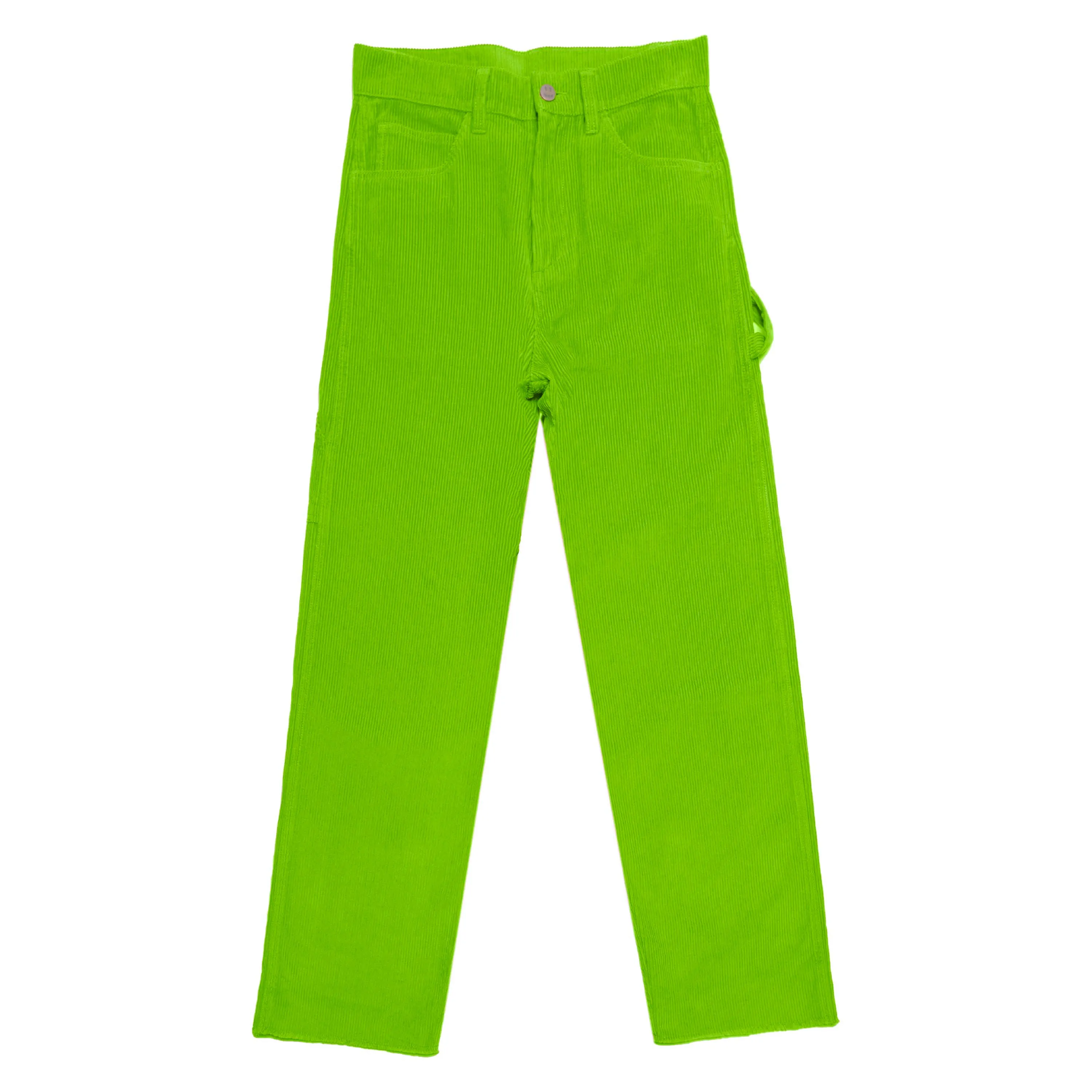 corduroy carpenter pant - lime sold by DREW