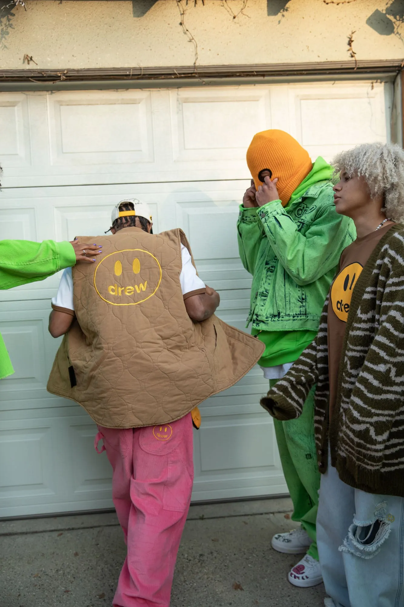 corduroy carpenter pant - hot pink sold by DREW product image thumbnail 3