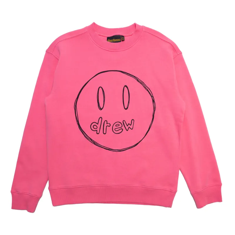sketch mascot crewneck - hot pink sold by DREW