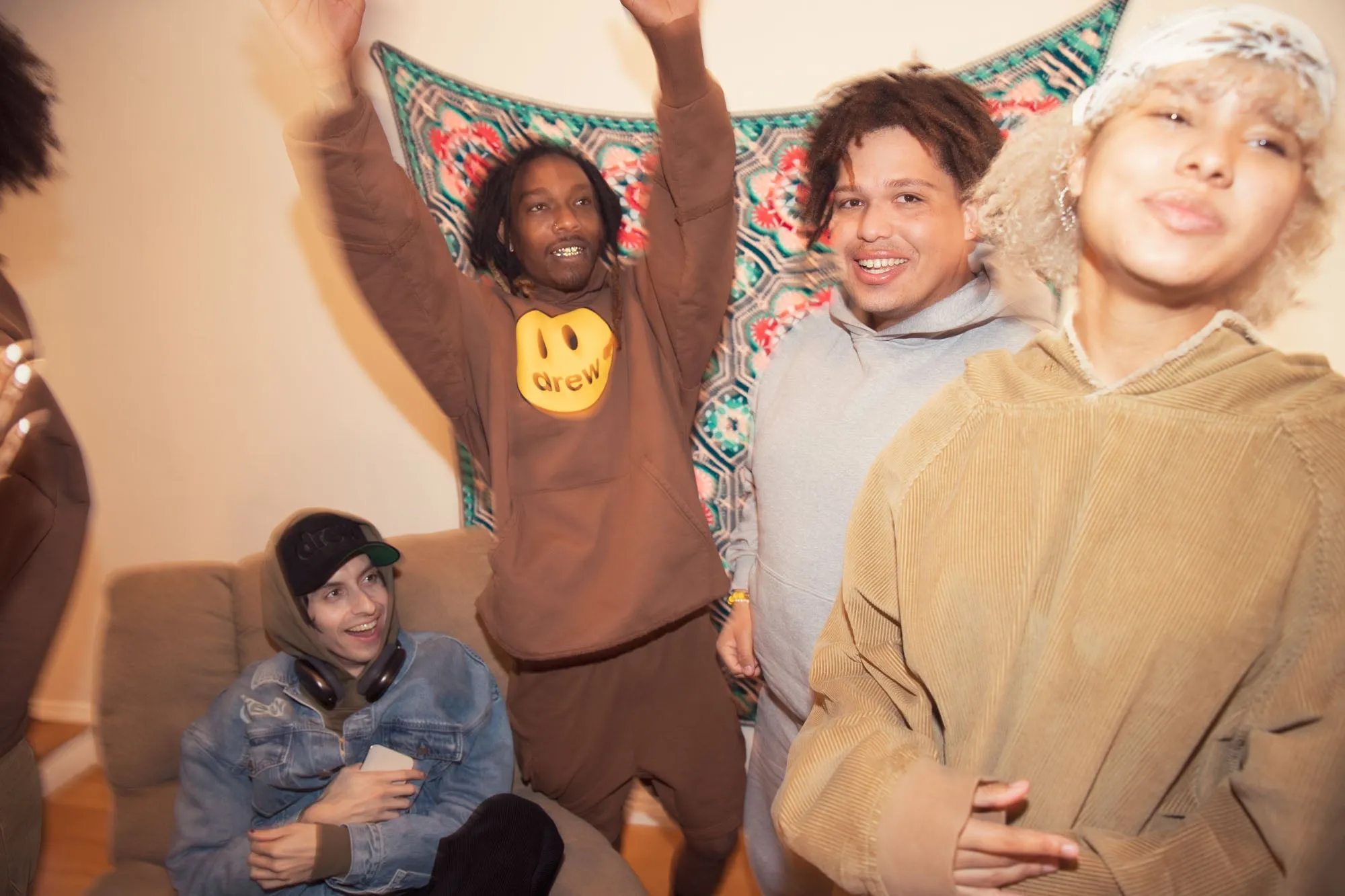 corduroy hoodie - chaz brown sold by DREW product image thumbnail 4