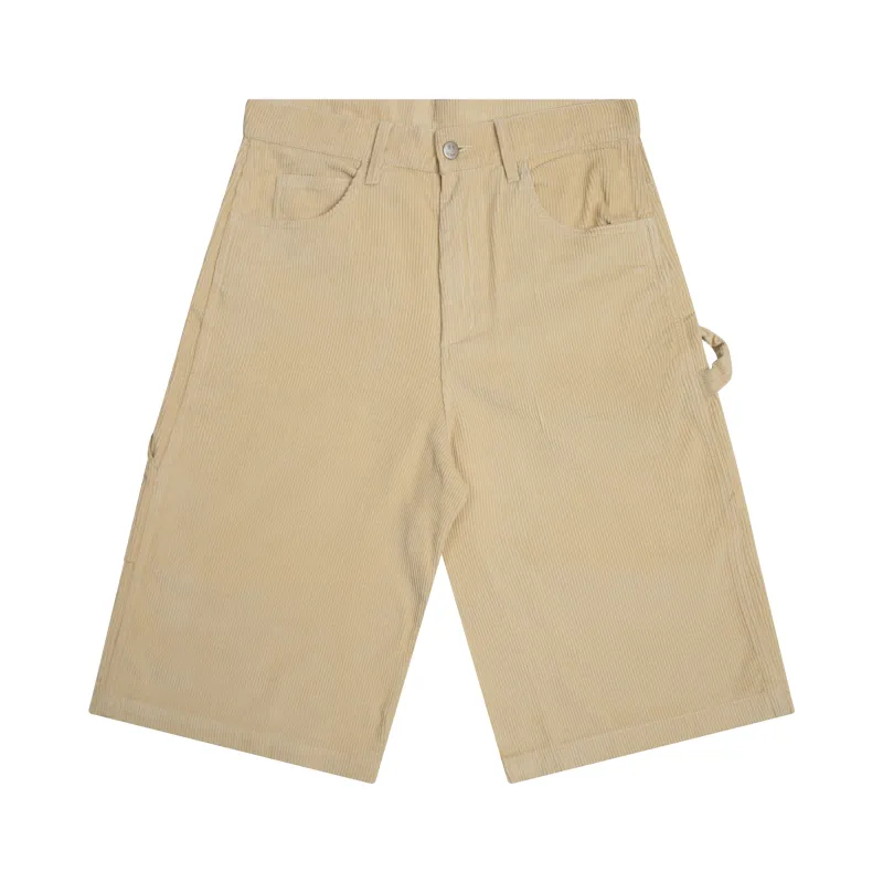 corduroy carpenter short - biscotti sold by DREW