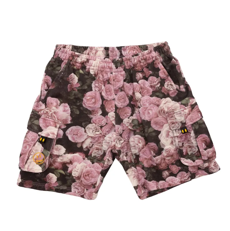 cargo sweatshort - roses sold by DREW