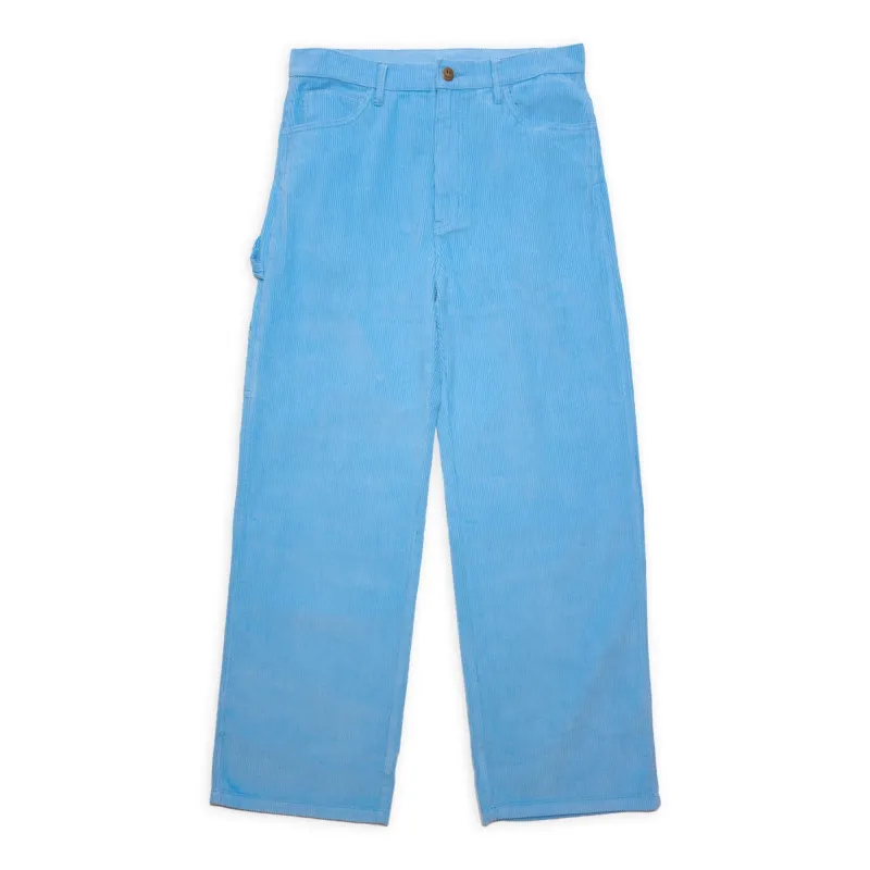 corduroy carpenter pant - pacific blue sold by DREW