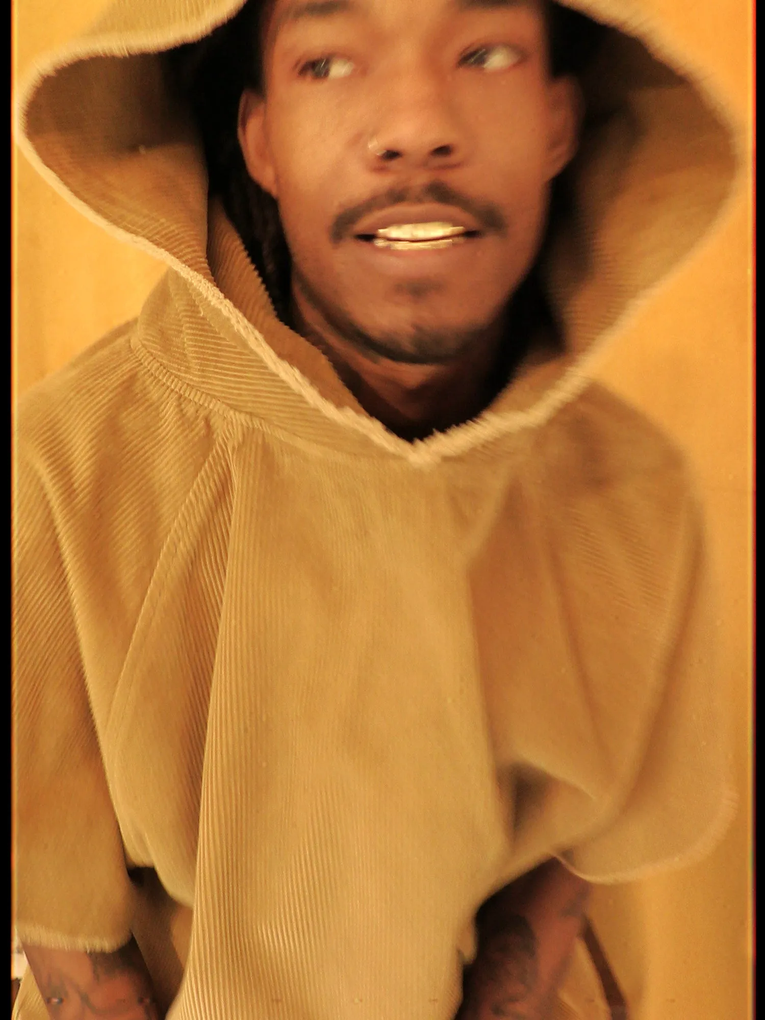 corduroy ss hoodie - red brown sold by DREW product image thumbnail 5