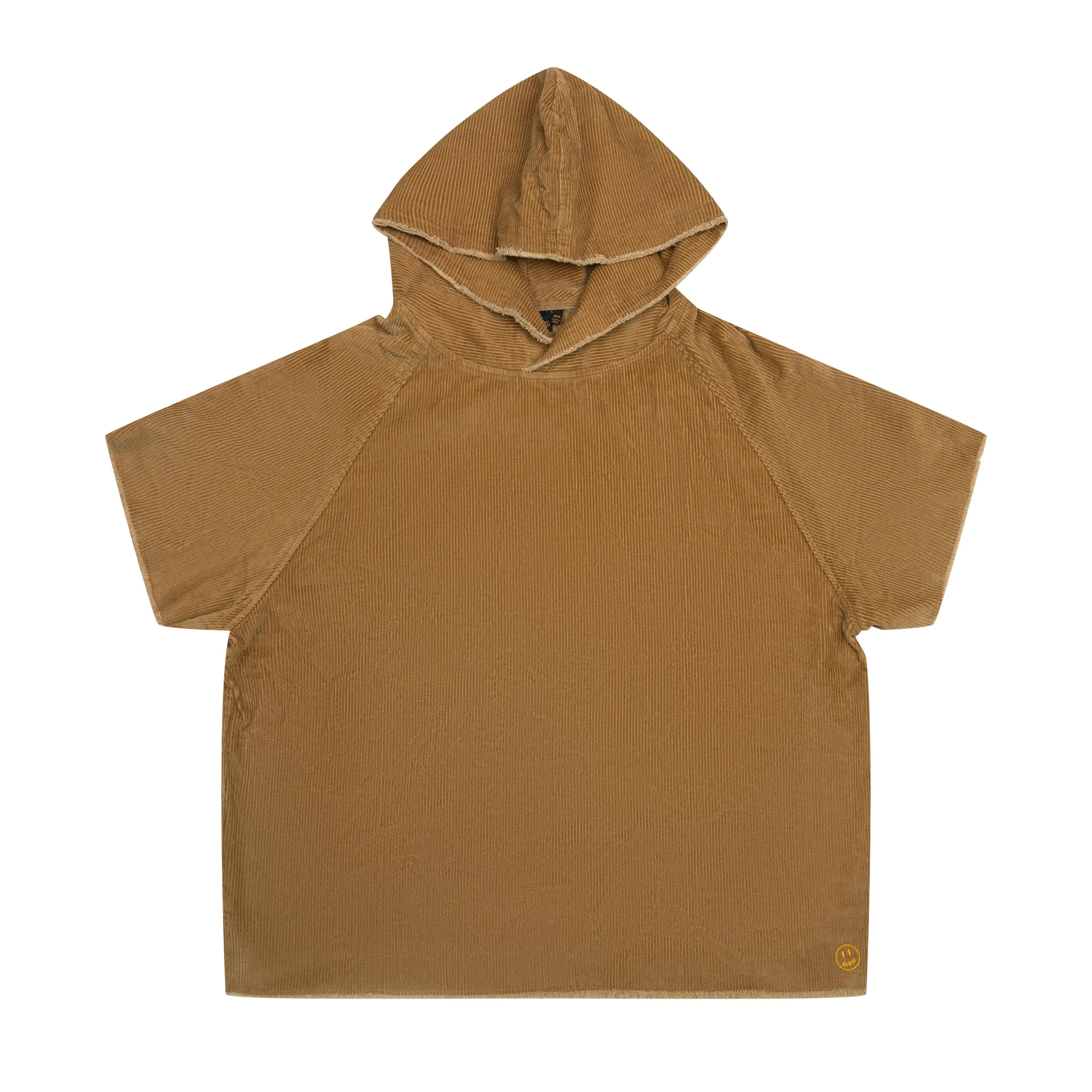 corduroy ss hoodie - red brown sold by DREW