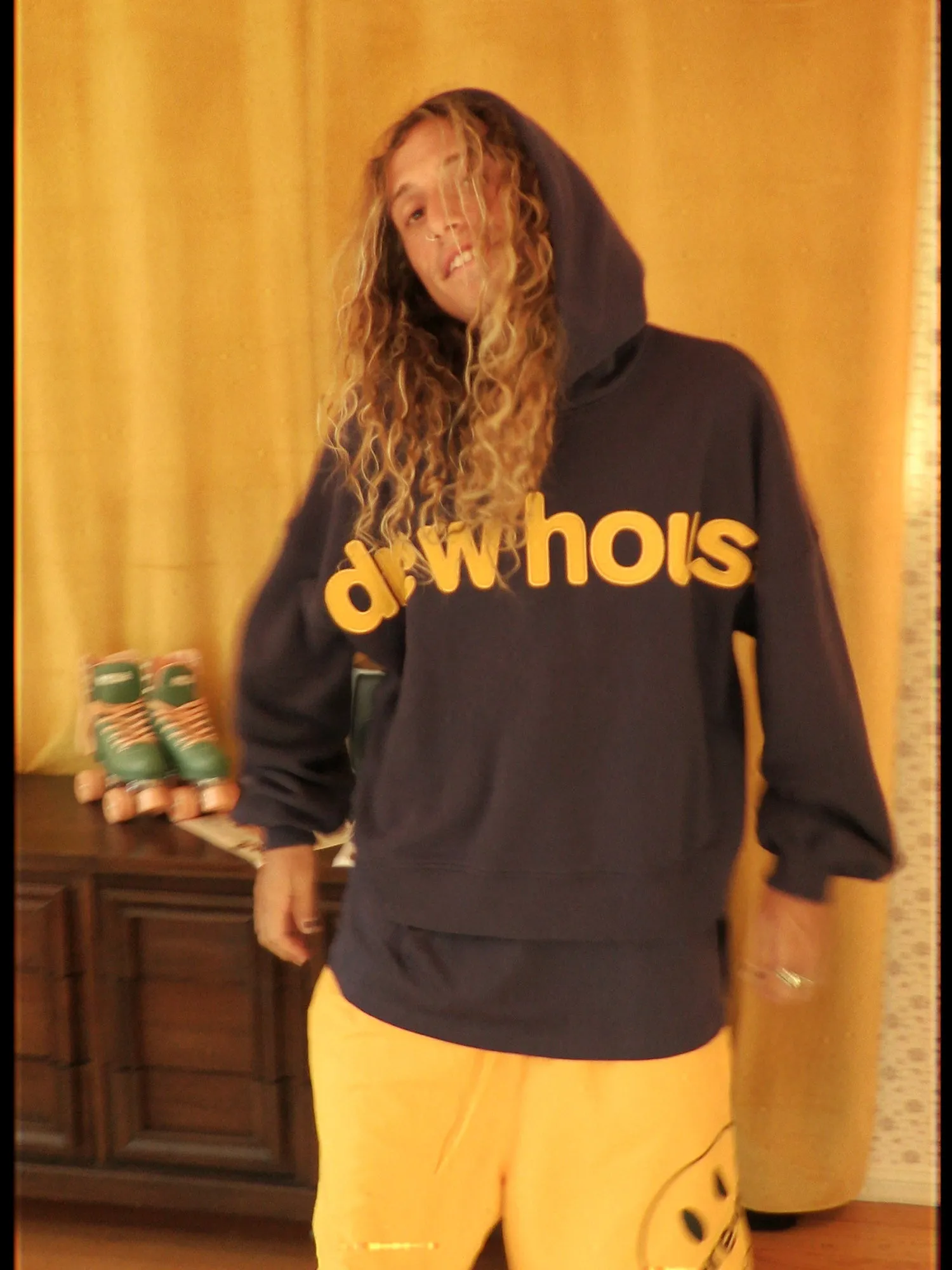 drew house box hoodie - navy sold by DREW product image thumbnail 2