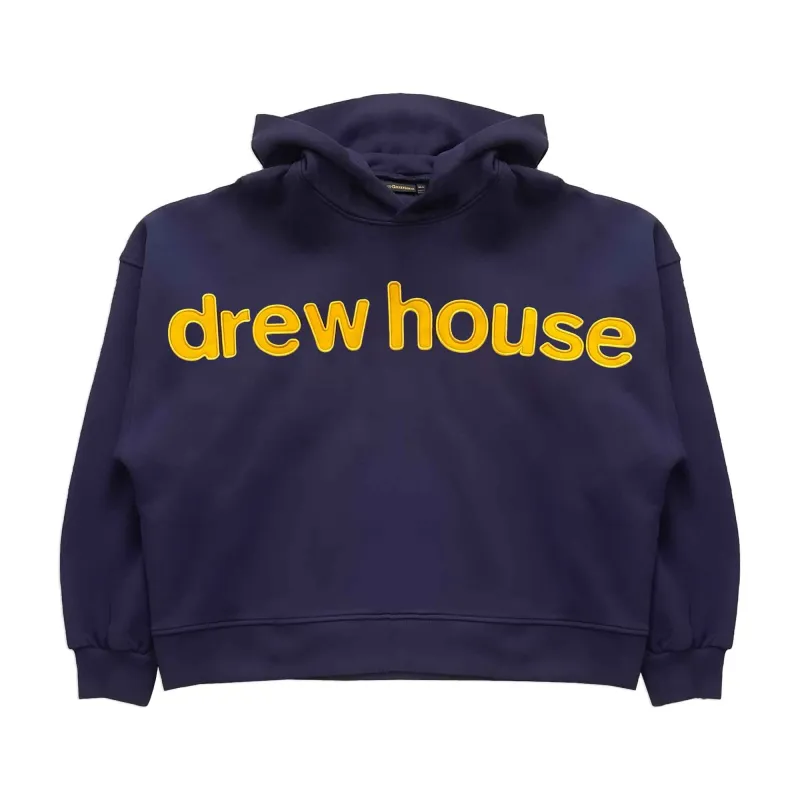 drew house box hoodie - navy made by DREW