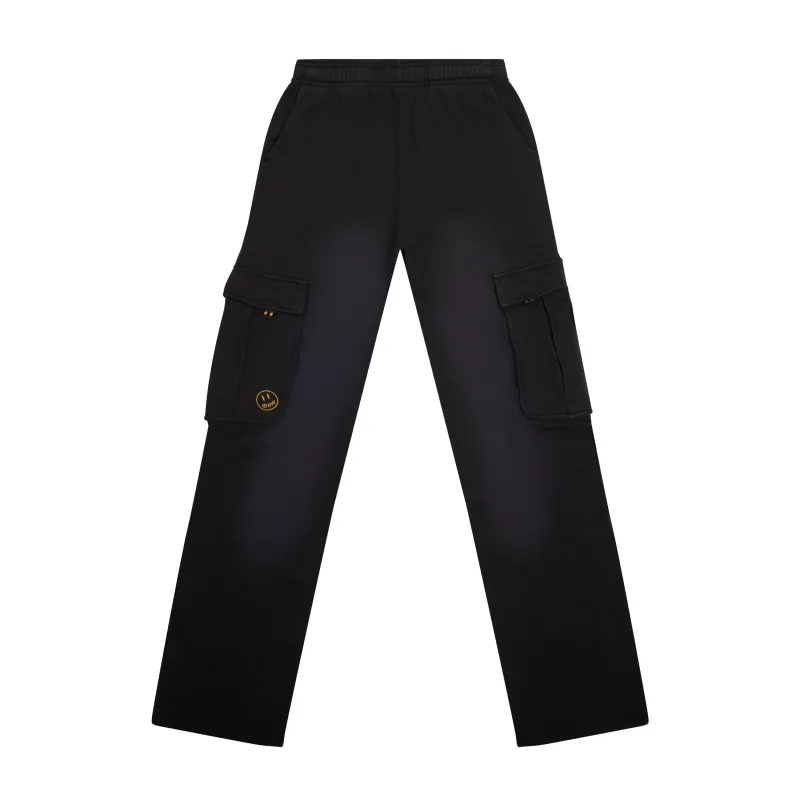 oversized cargo sweatpant - faded black sold by DREW