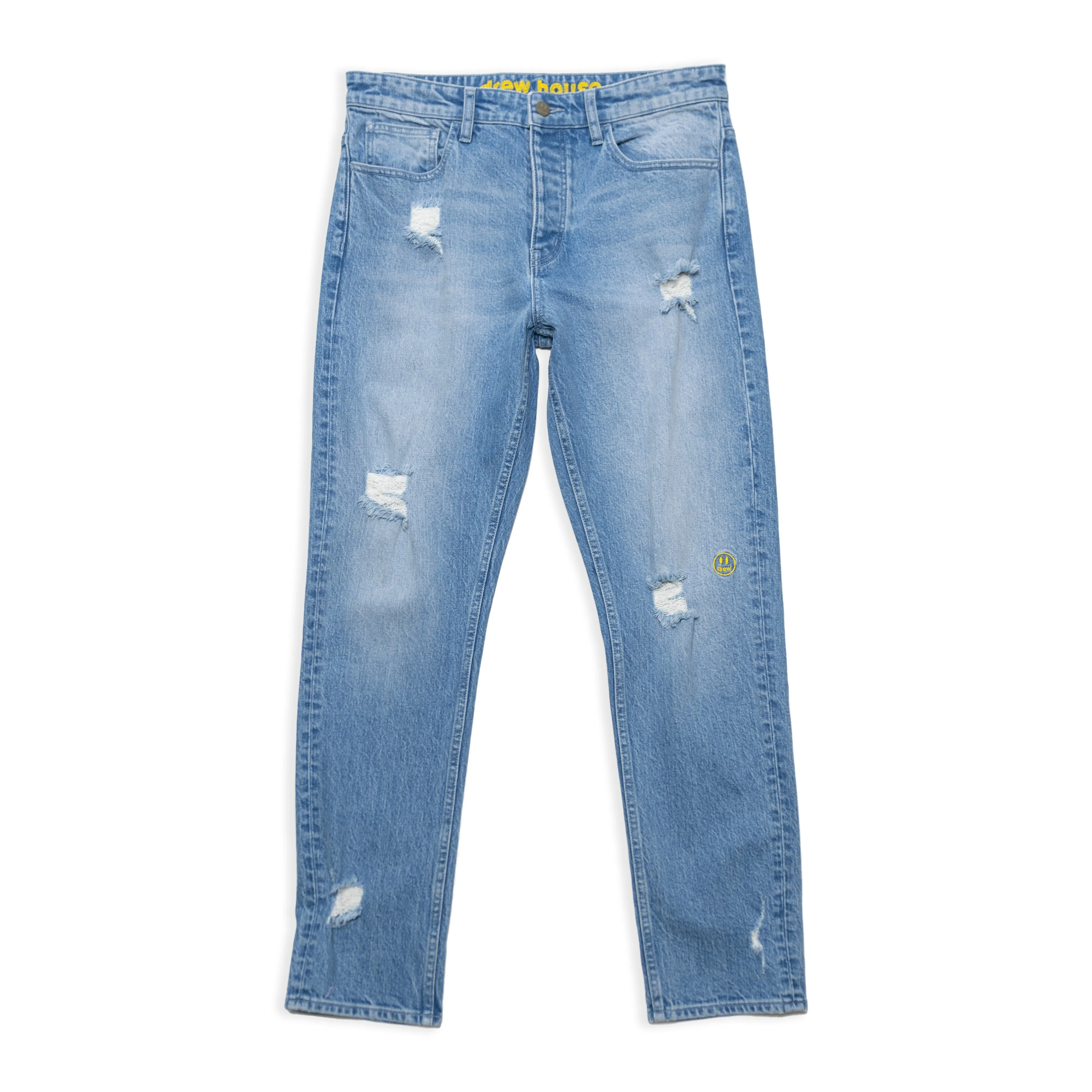 tapered leg jean - colfax wash sold by DREW