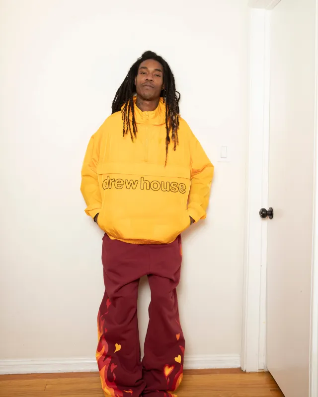 nylon drew house anorak - golden yellow sold by DREW