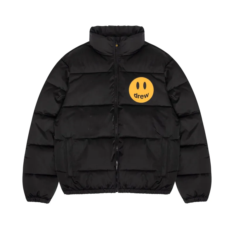 zip up puffer v2 - black sold by DREW